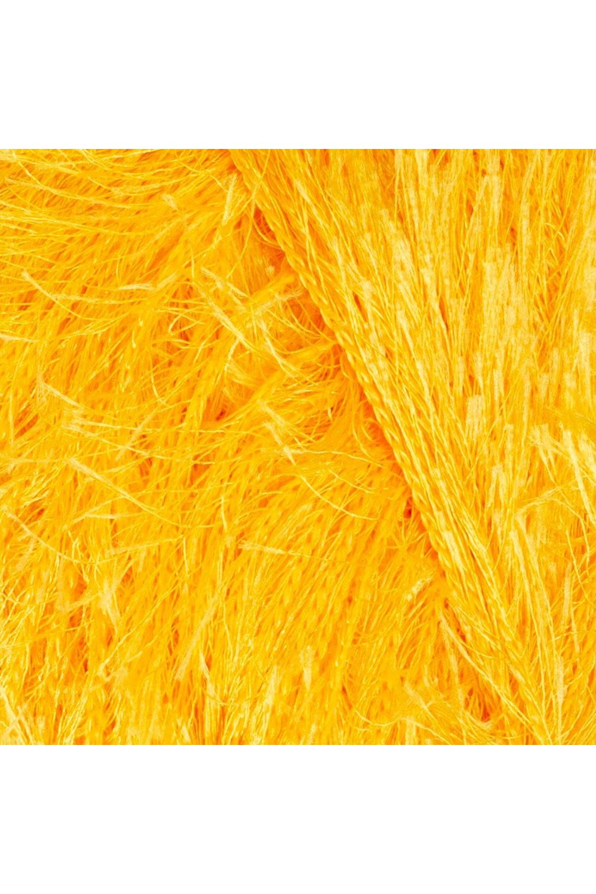 Loren Furry Hardal Sarısı El Örgü İpi - RF075 - 34063