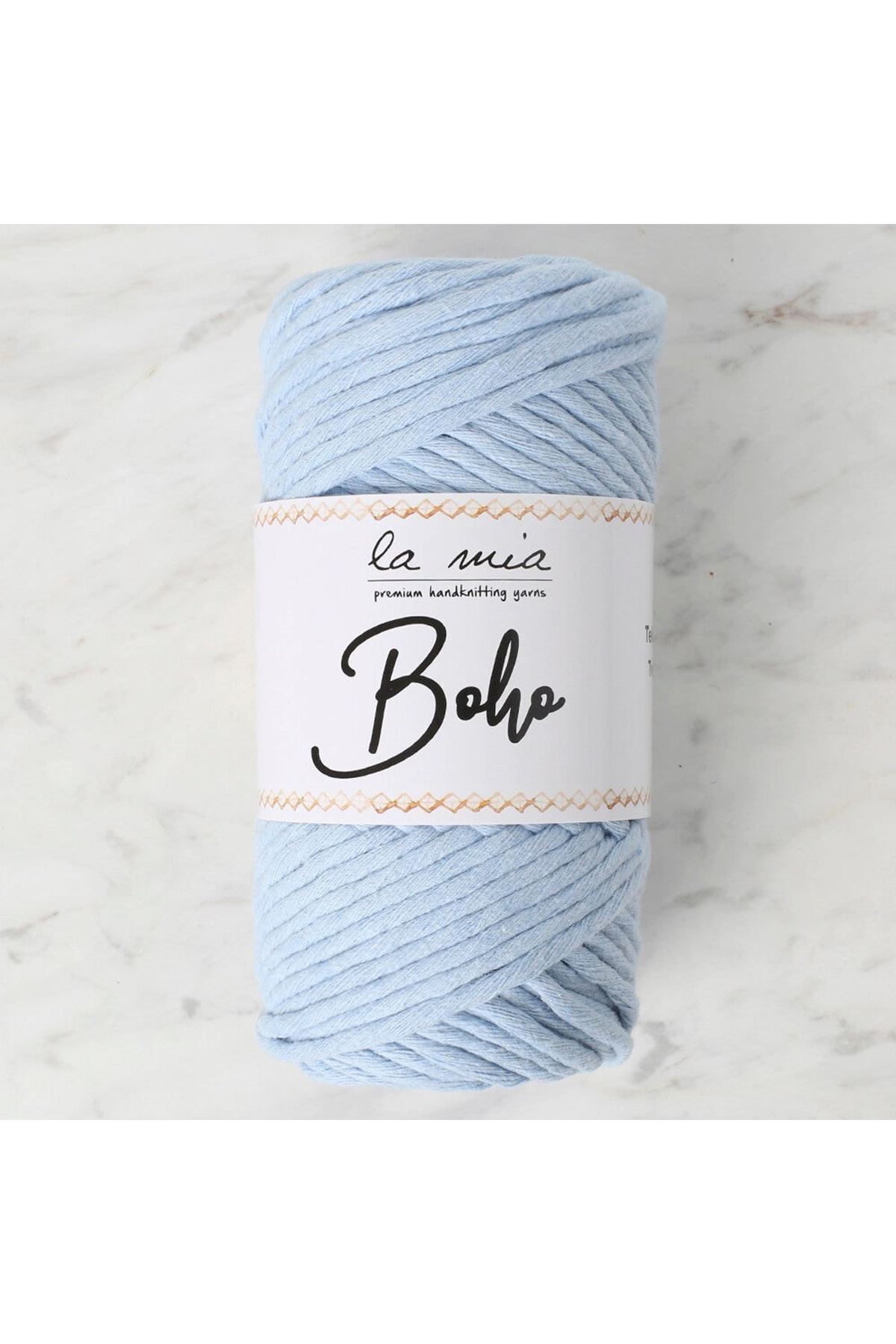 La Mia Boho Açık Mavi Büküm Makrome İpi - L069 - 33995