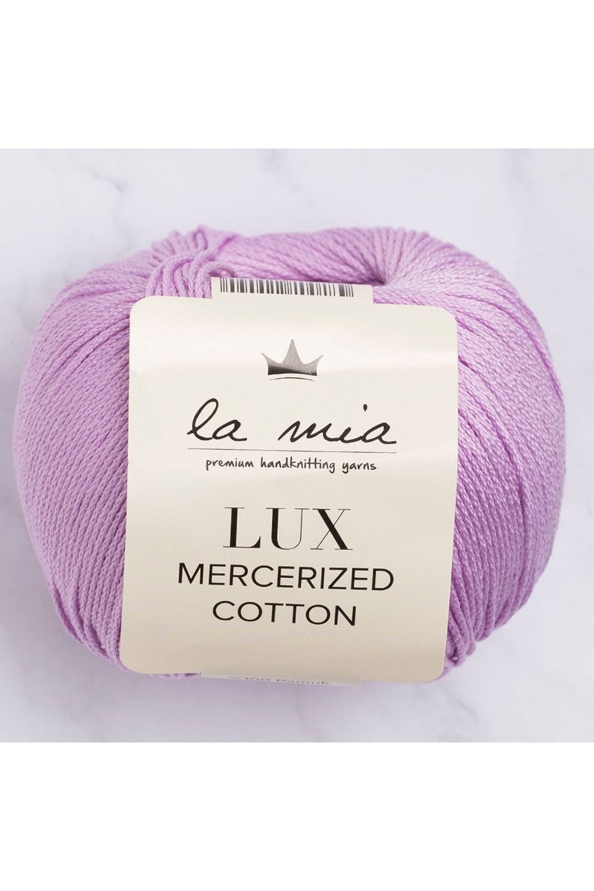 La Mia Lux Mercerized Cotton Lila El Örgü İpi - 53 - 33747