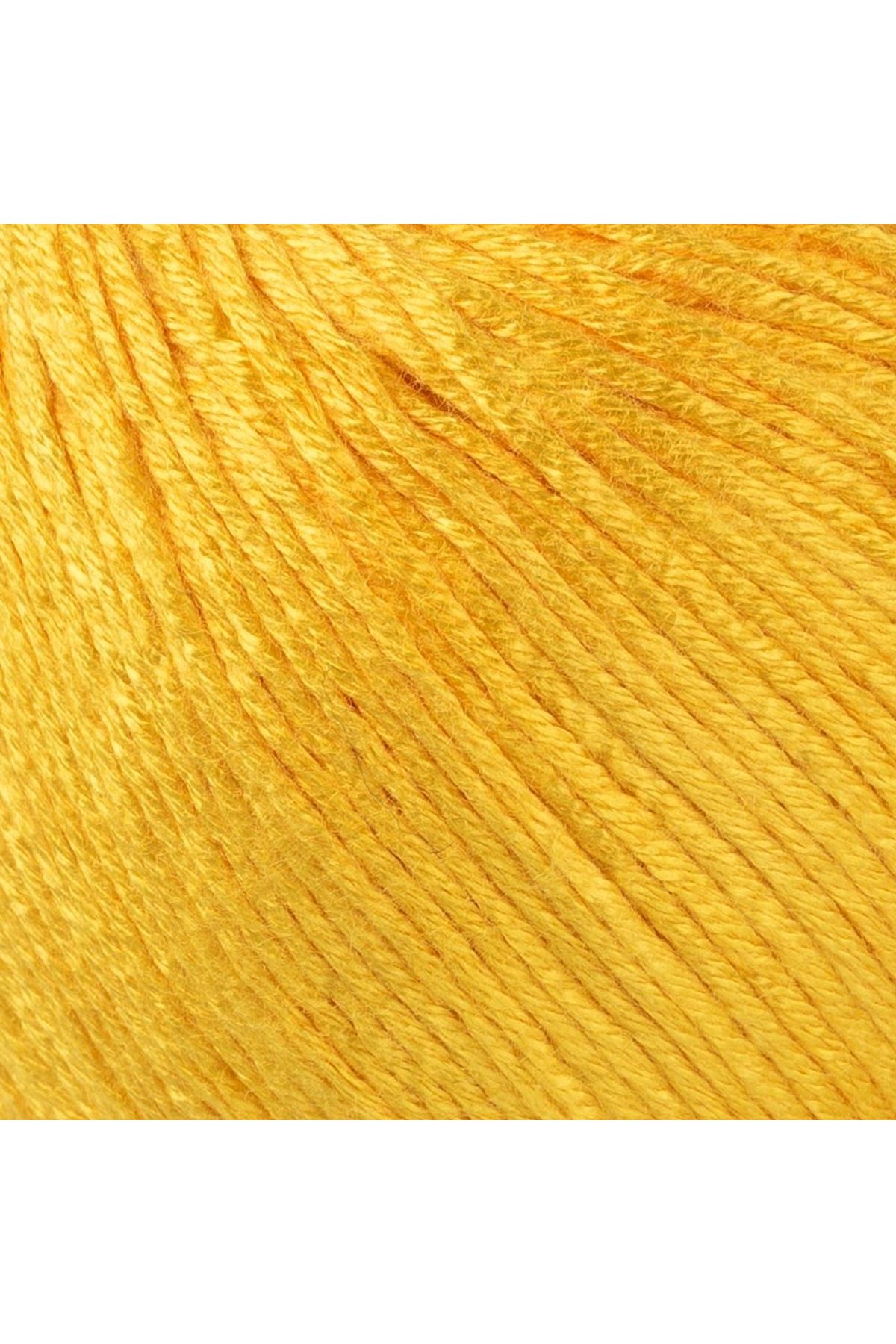 La Mia Bamboo Hardal Sarı El Örgü İpi - L003 - 33853