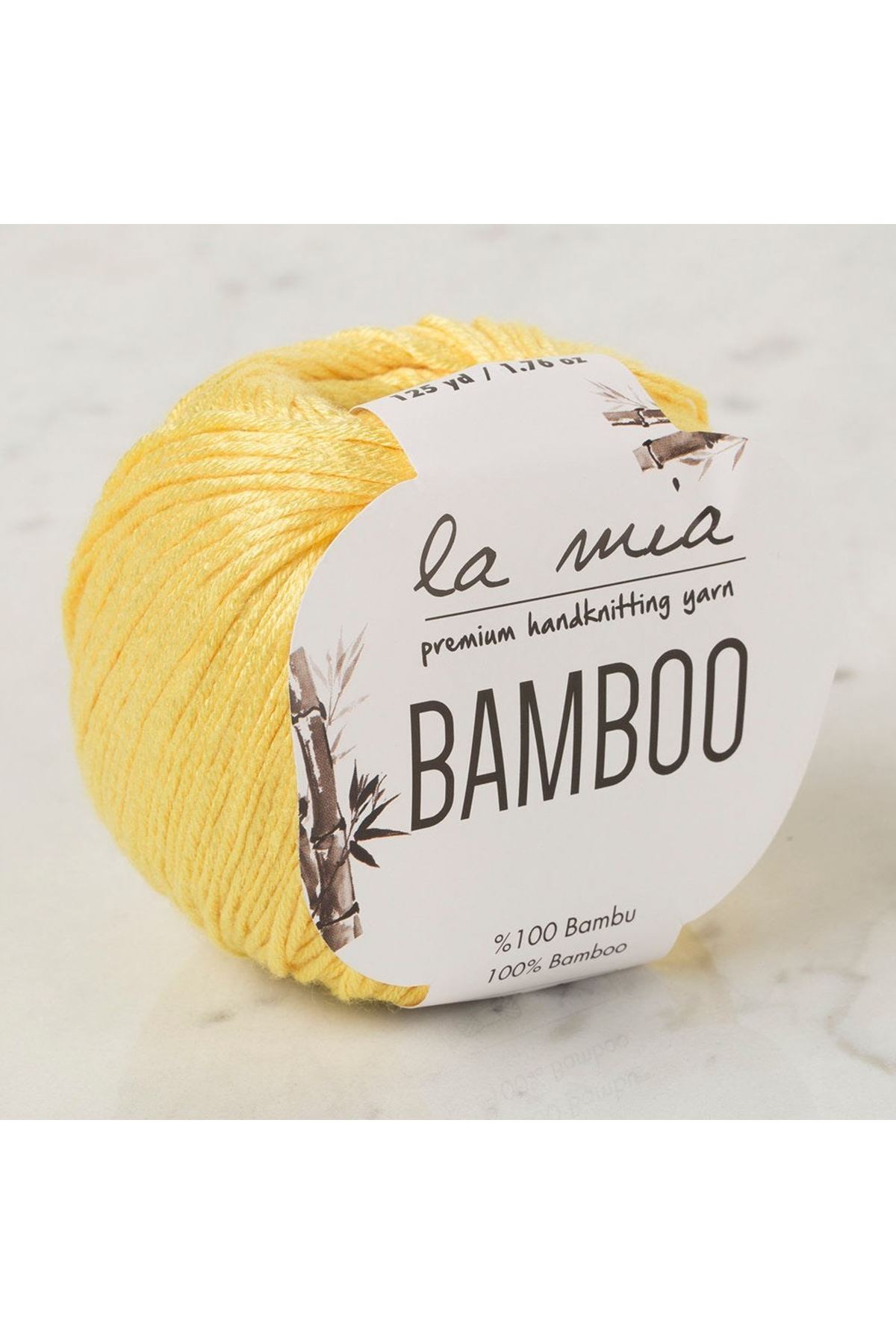 La Mia Bamboo Sarı El Örgü İpi - L160 - 33852