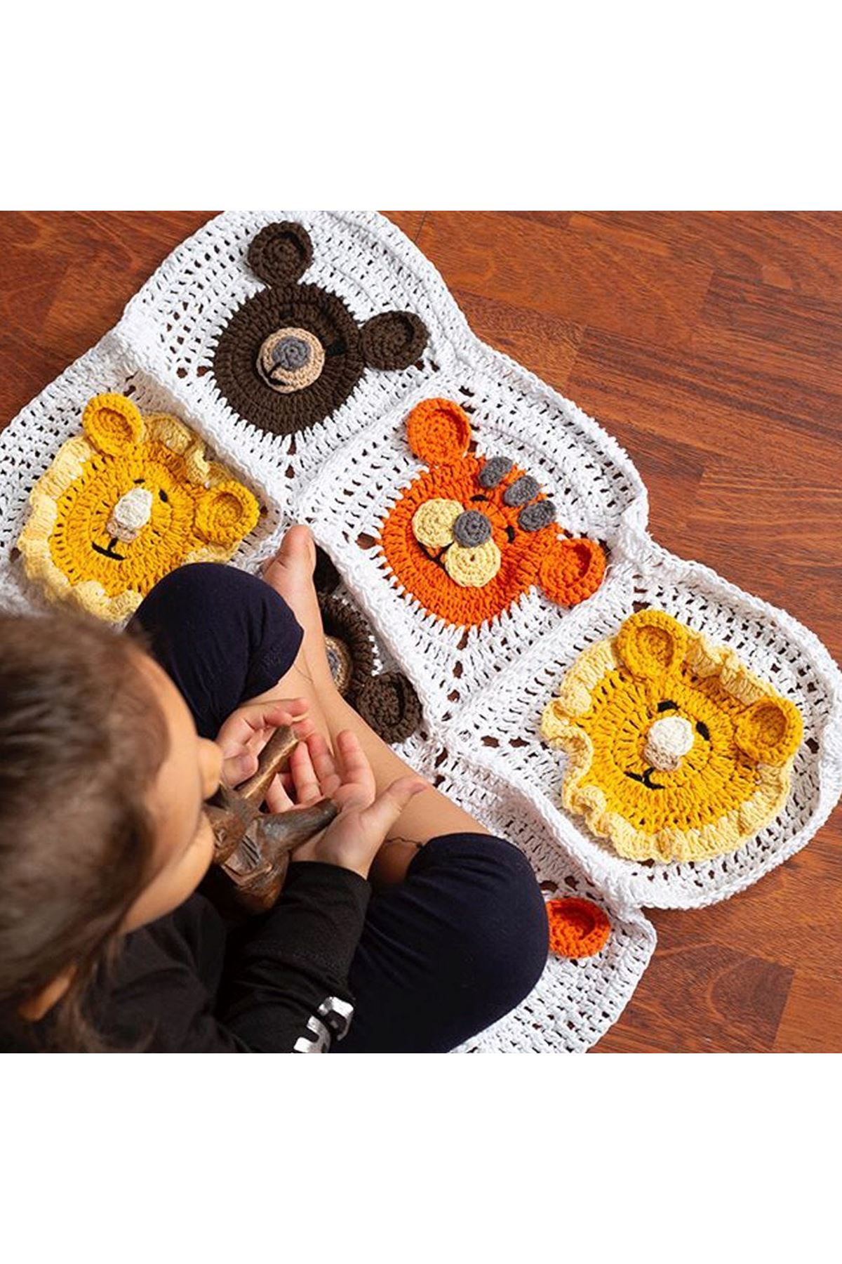 Loren Natural Cotton Bebe Mavi El Örgü İpi - R090 - 33921