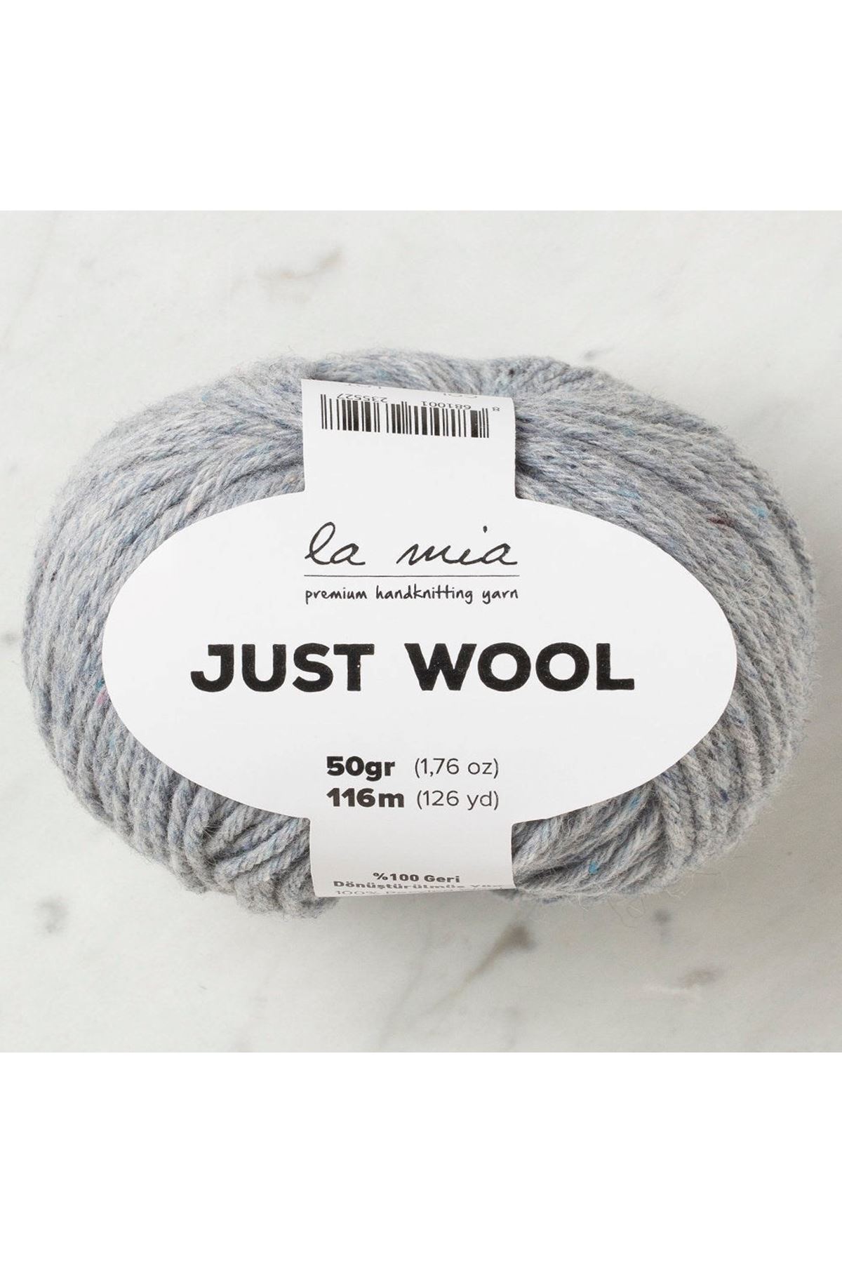 La Mia Just Wool Açık Gri El Örgü İpi - LT002 - 33842