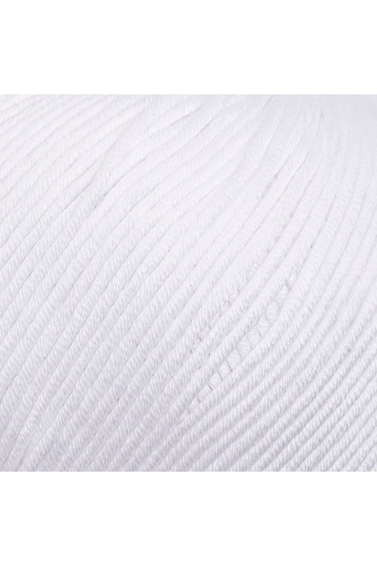 La Mia XL Mercerized Beyaz El Örgü İpi - 2 - 33759