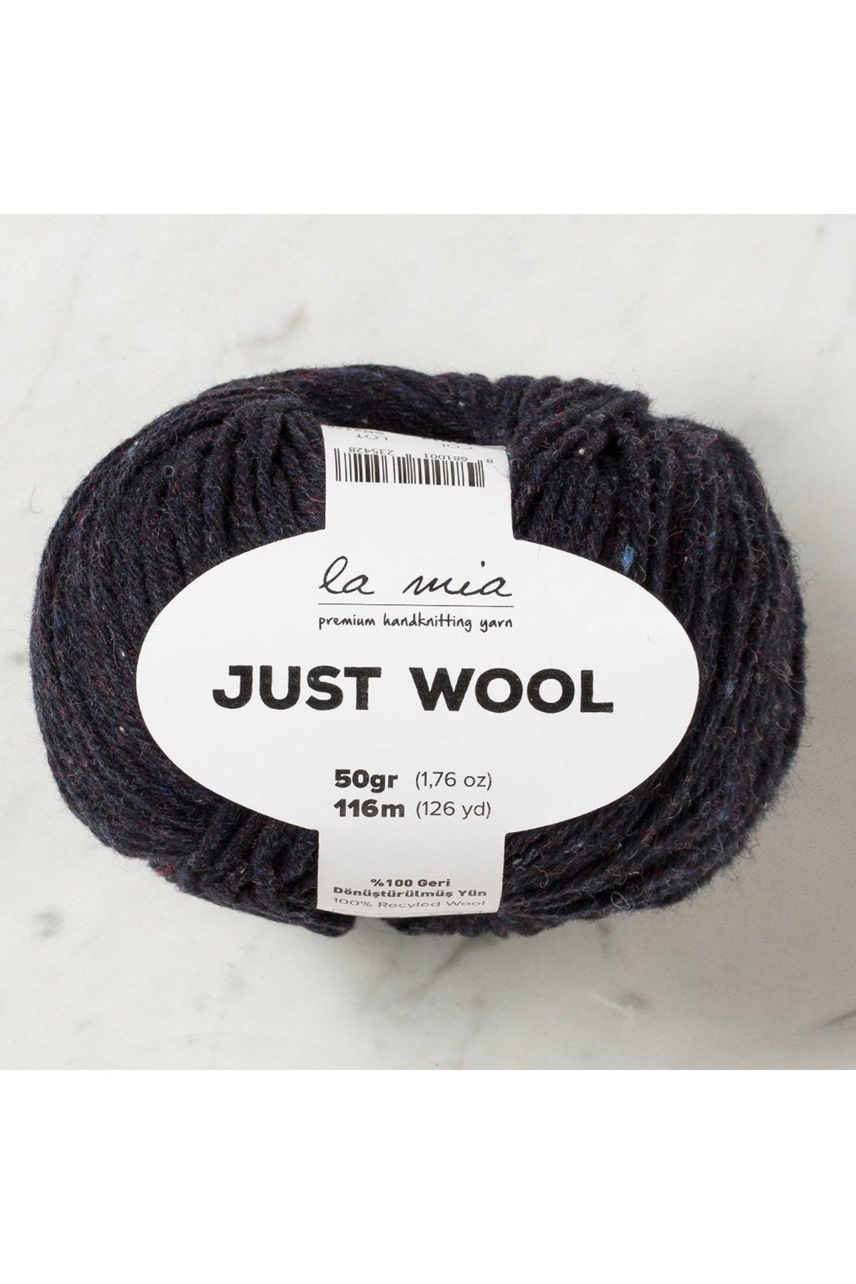 La Mia Just Wool Koyu Lacivert El Örgü İpi - LT012 - 33832