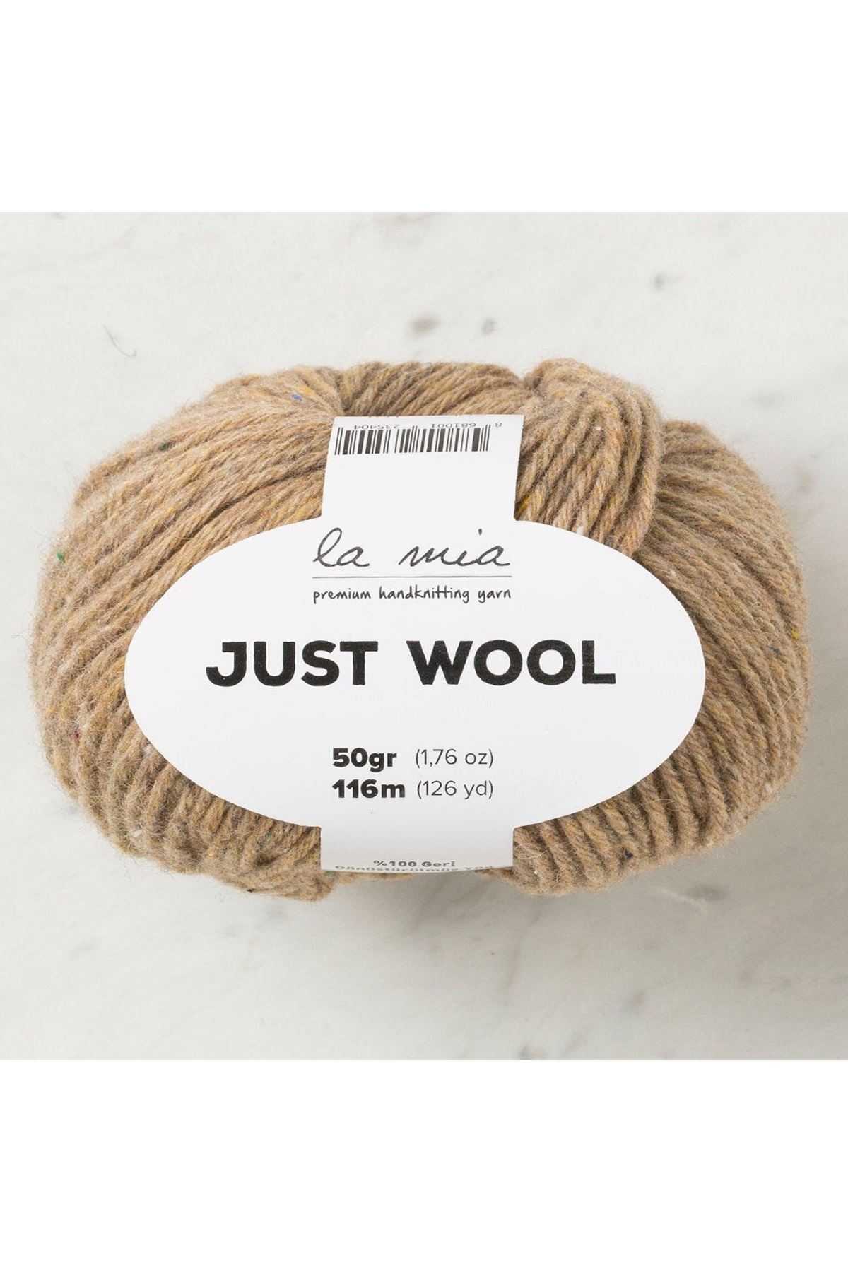 La Mia Just Wool Açık Kahverengi El Örgü İpi - LT014 - 33830
