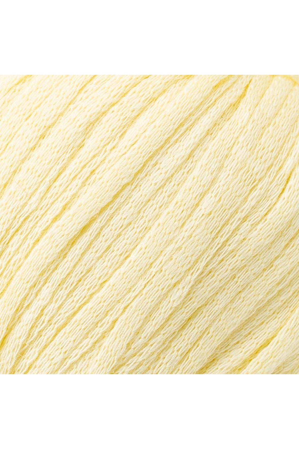 La Mia Fettucia Toz Sarı El Örgü İpi - L028 - 33878