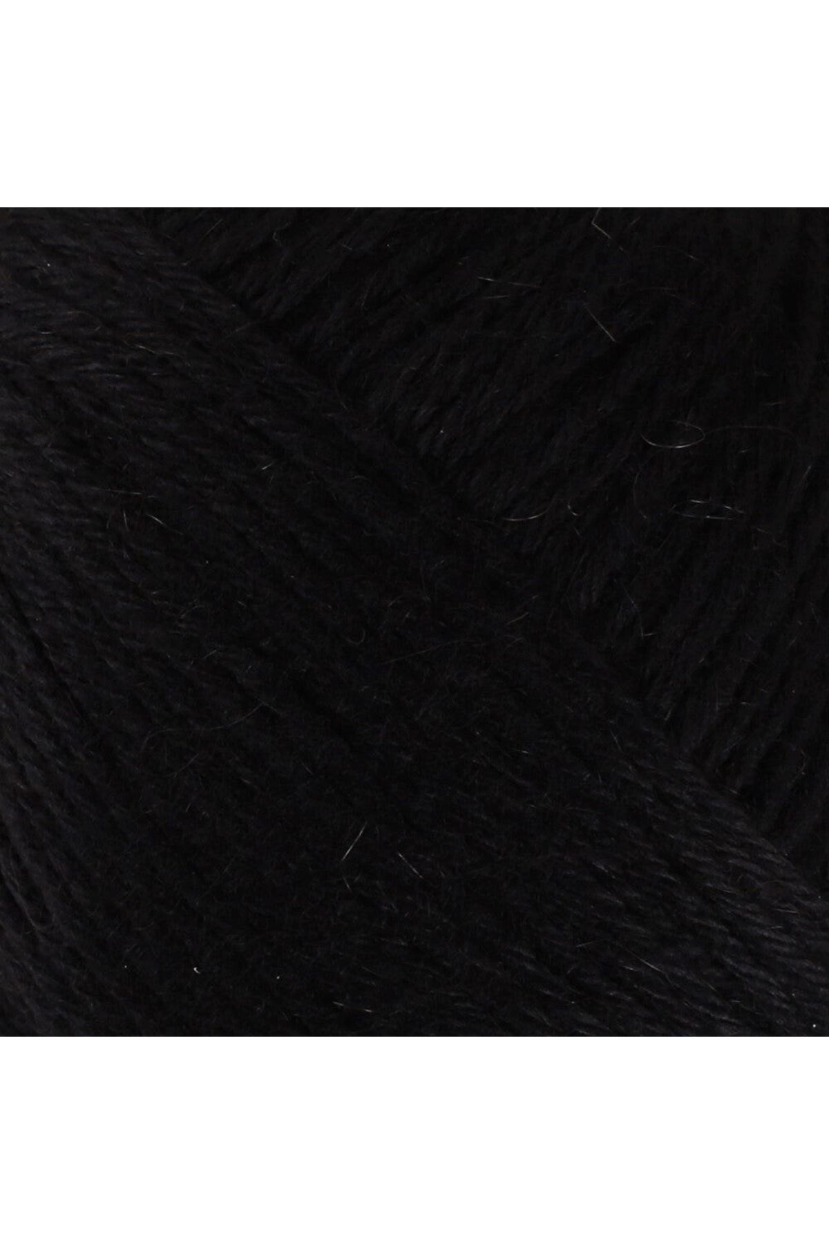 La Mia Angora 50gr Siyah El Örgü İpi - L006 - 33810