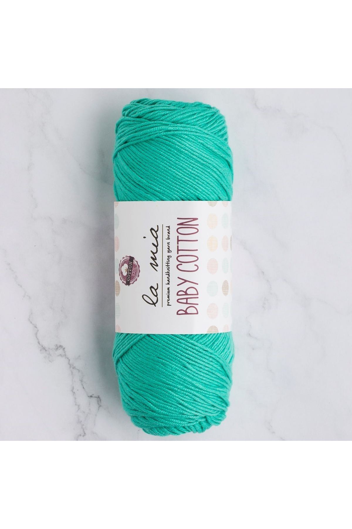 La Mia Baby Cotton Yeşil El Örgü İpi - L044 - 33653