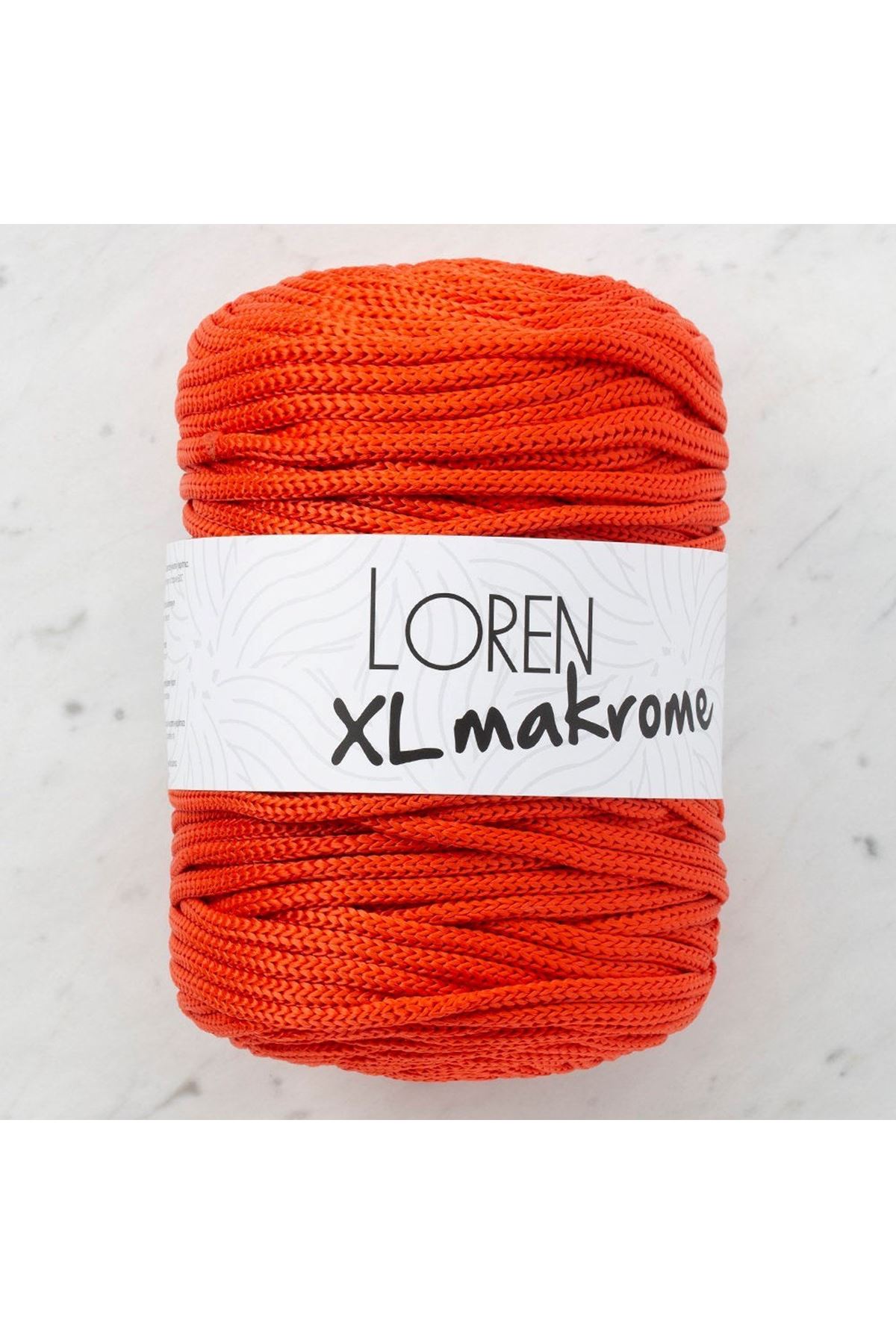 Loren XL Makrome Turuncu El Örgü İpi - R045 - 33711