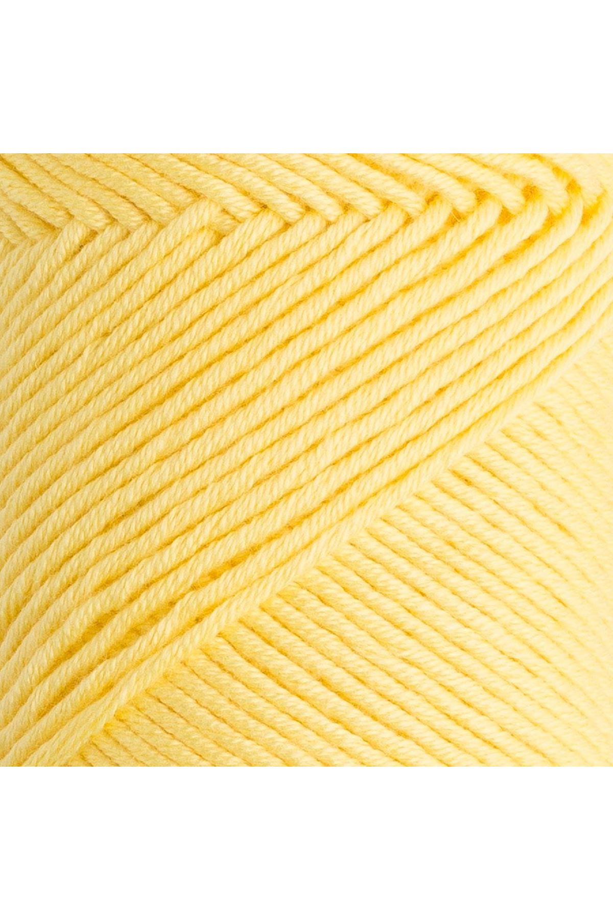 La Mia Baby Cotton Sarı El Örgü İpi - L043 - 33646