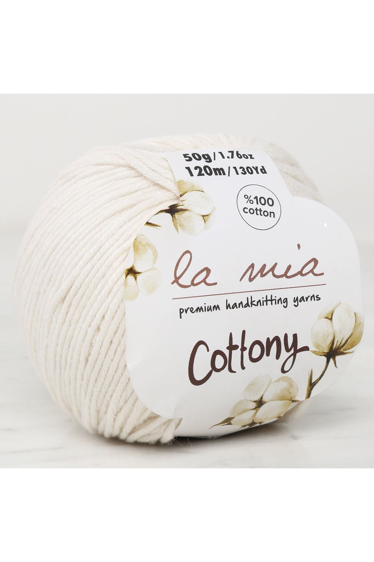 La Mia Cottony Kırık Beyaz Bebek El Örgü İpi - P3-L003 - 33574