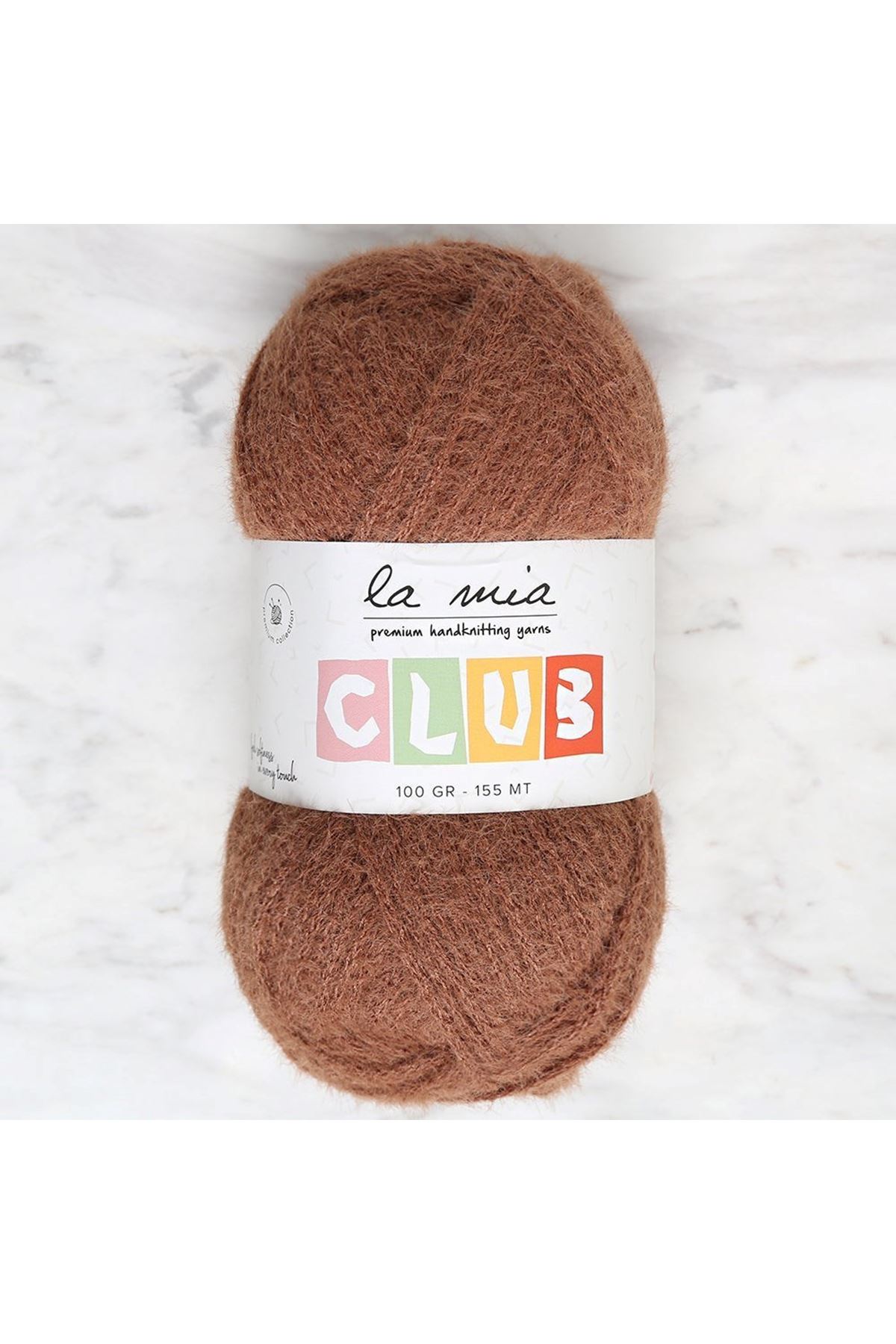 La Mia Club Kahverengi El Örgü İpi - 621