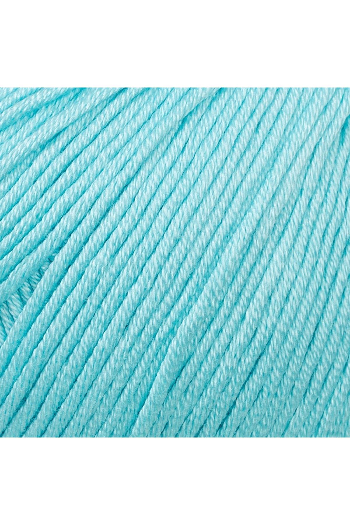 La Mia Mercerized Cotton Açık Mavi El Örgü İpi - 123 - 33589