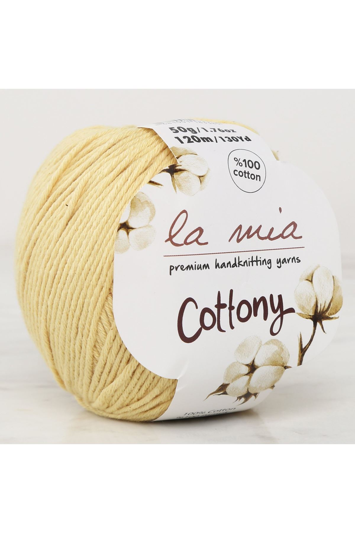 La Mia Cottony Sarı Bebek El Örgü İpi - P15-L015 - 33562