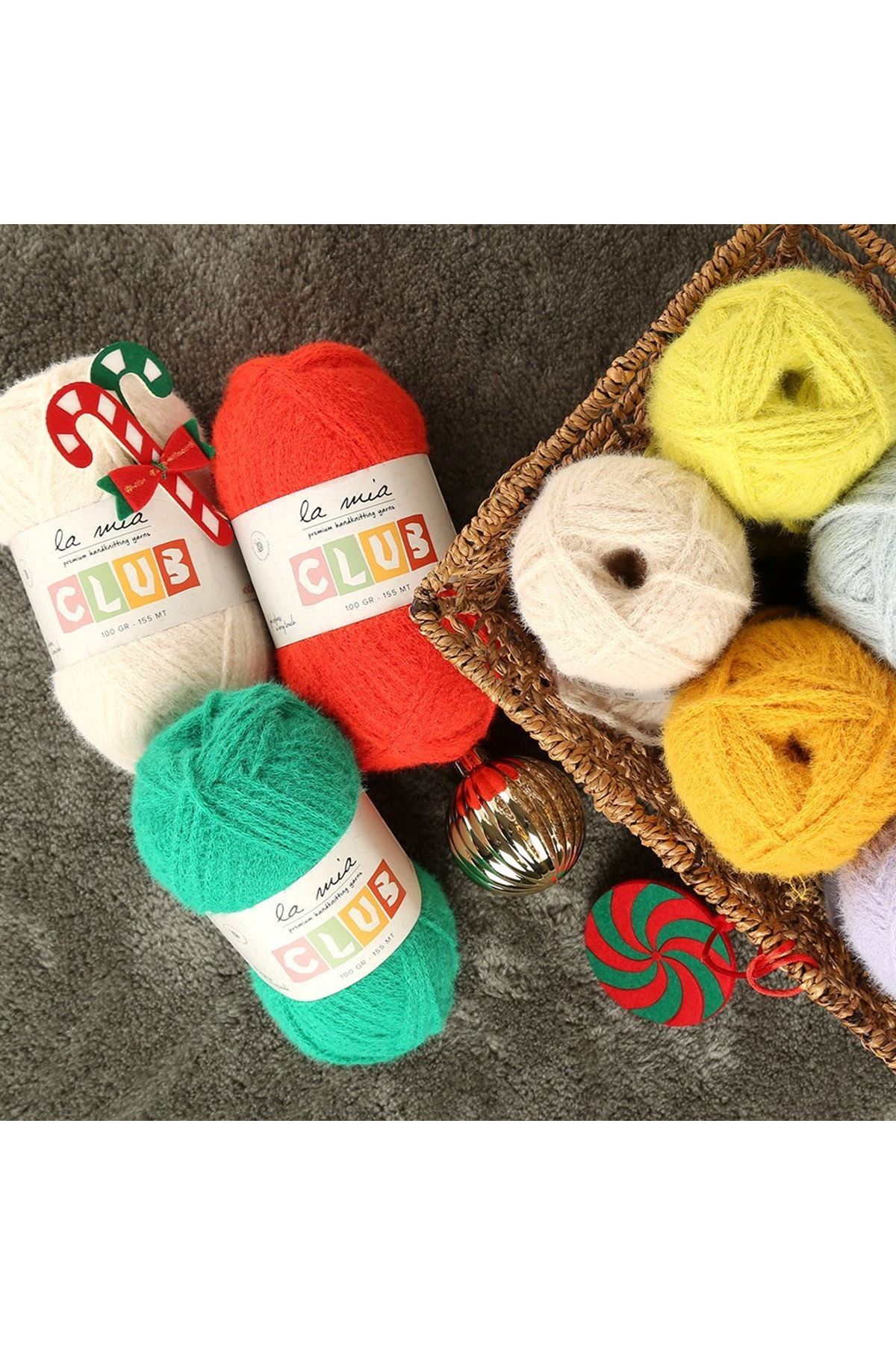 La Mia Club Pembe El Örgü İpi - 608