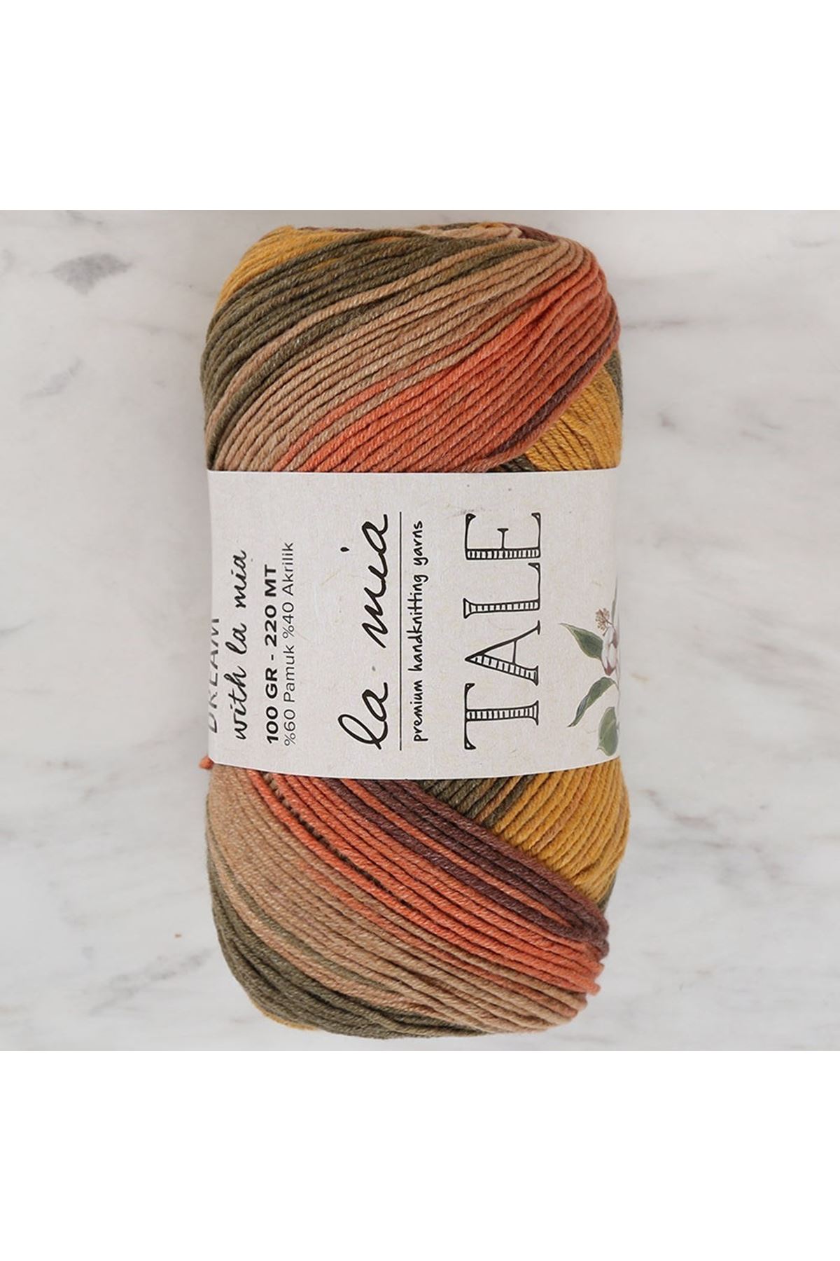 La Mia Tale Ebruli El Örgü İpi - LM076