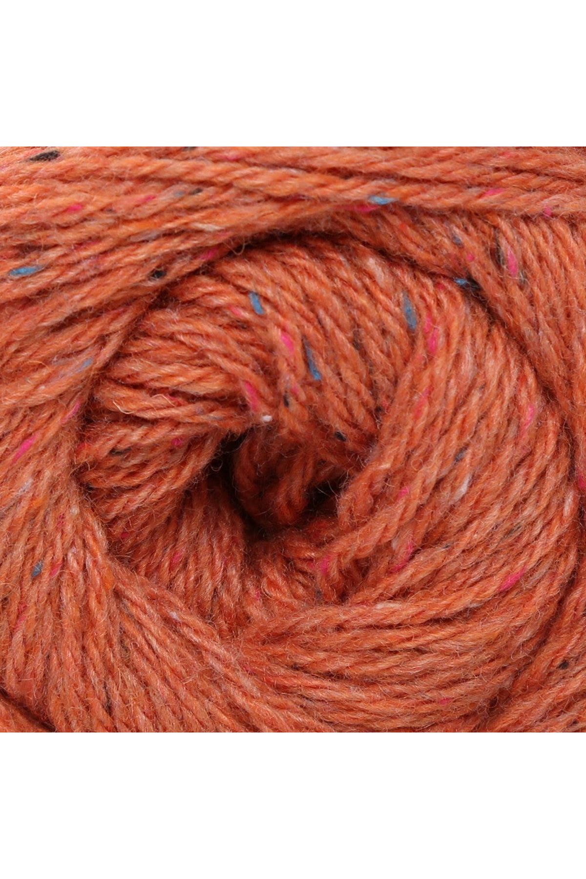 La Mia Re-Tweed Turuncu Melanj El Örgü İpi - L144