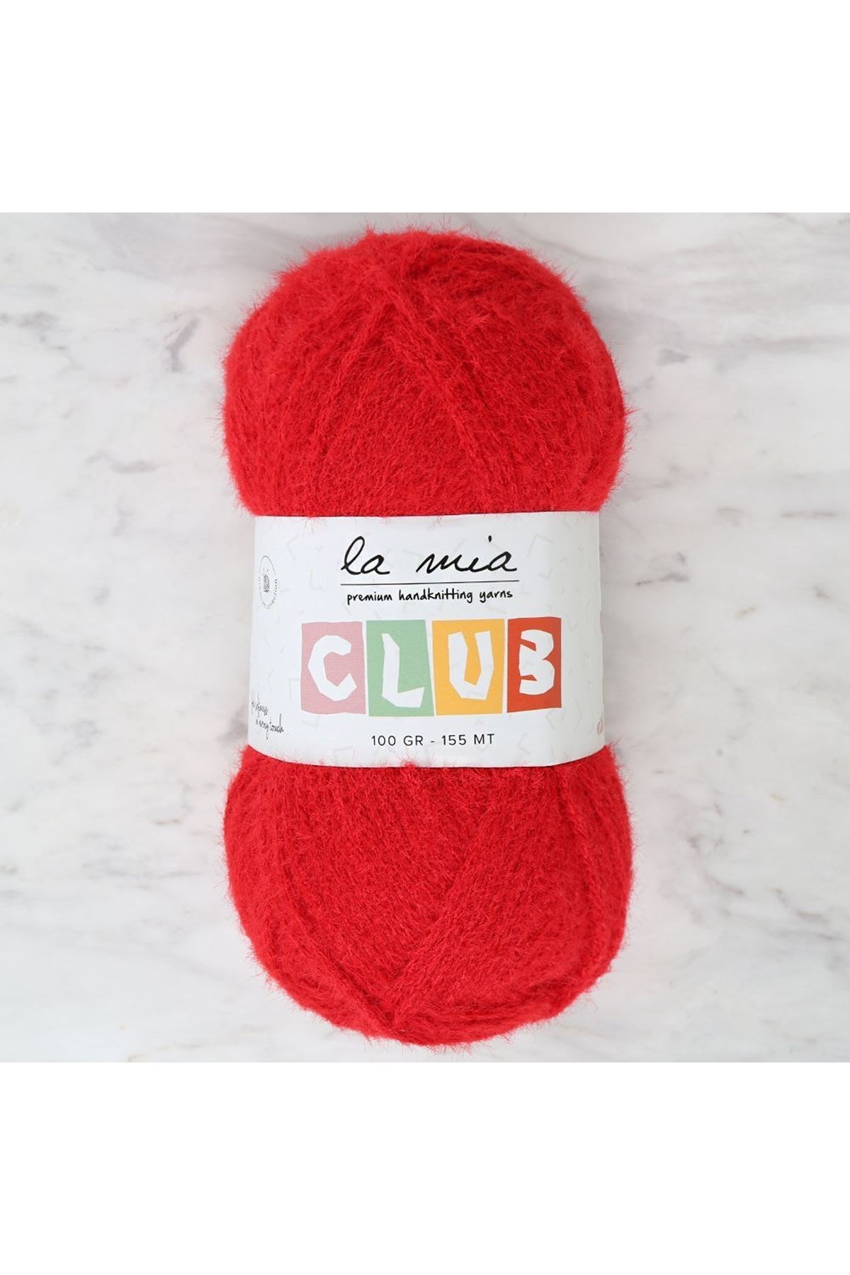 La Mia Club Kırmızı El Örgü İpi - 610