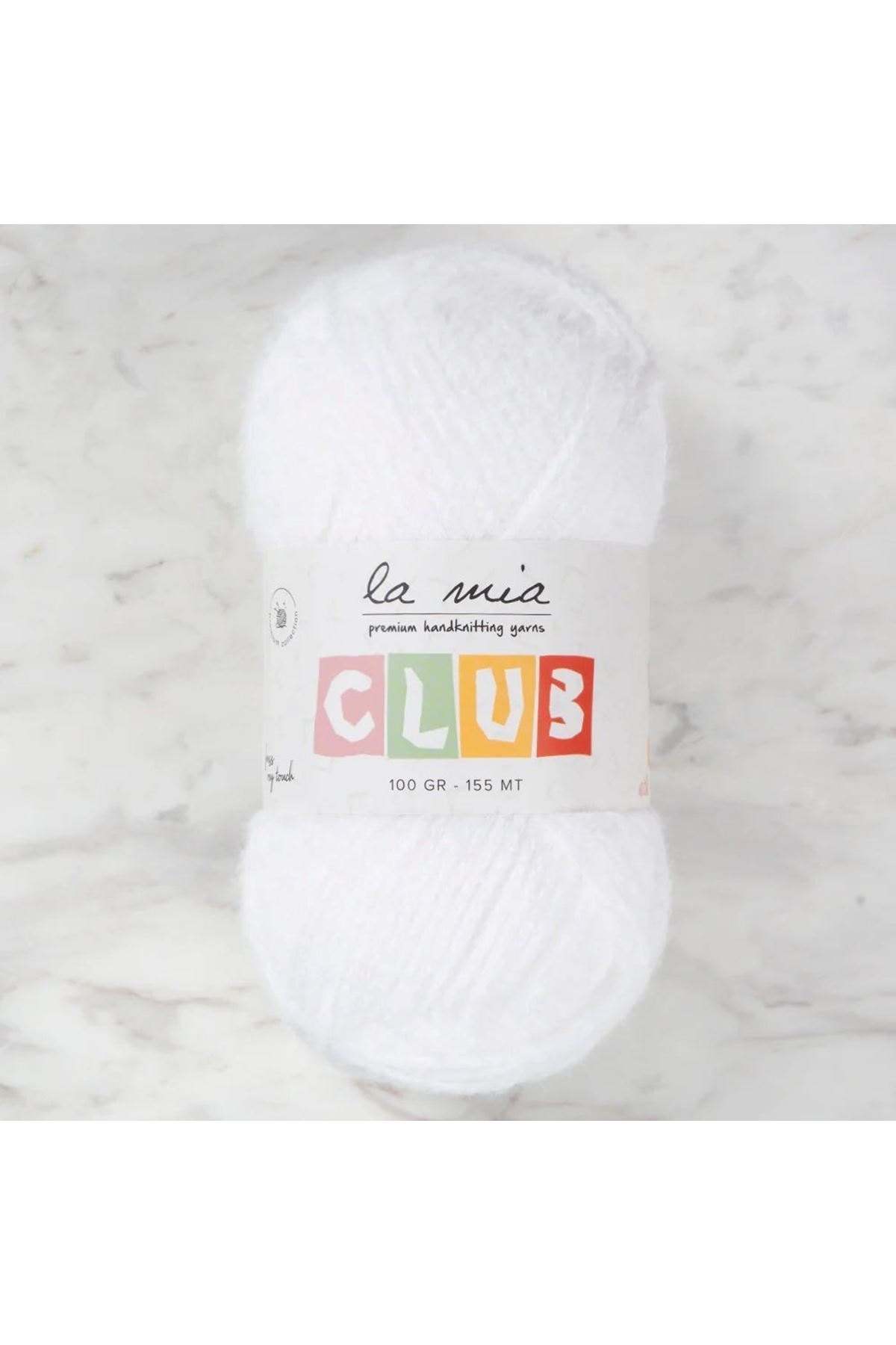 La Mia Club Beyaz El Örgü İpi - 601