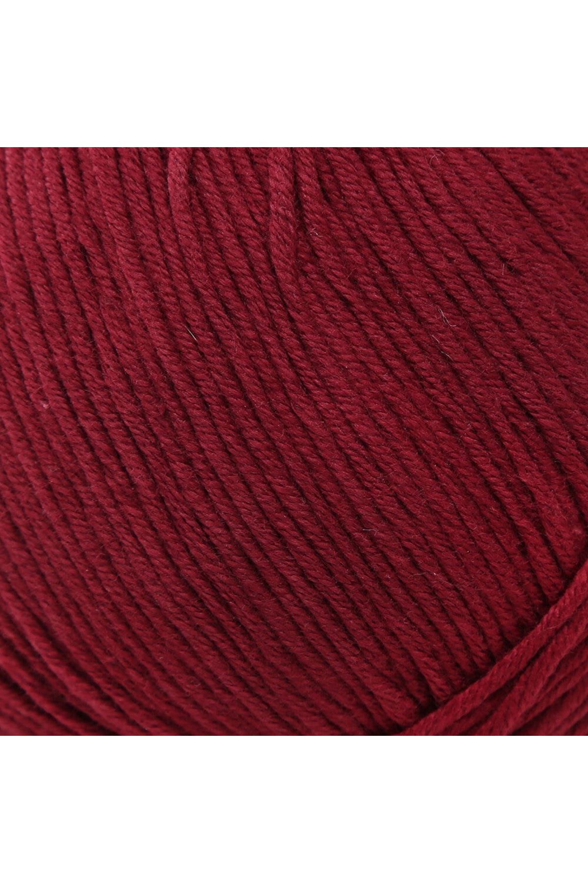 LA MİA COTTONY BORDO EL ÖRGÜ İPİ - L023