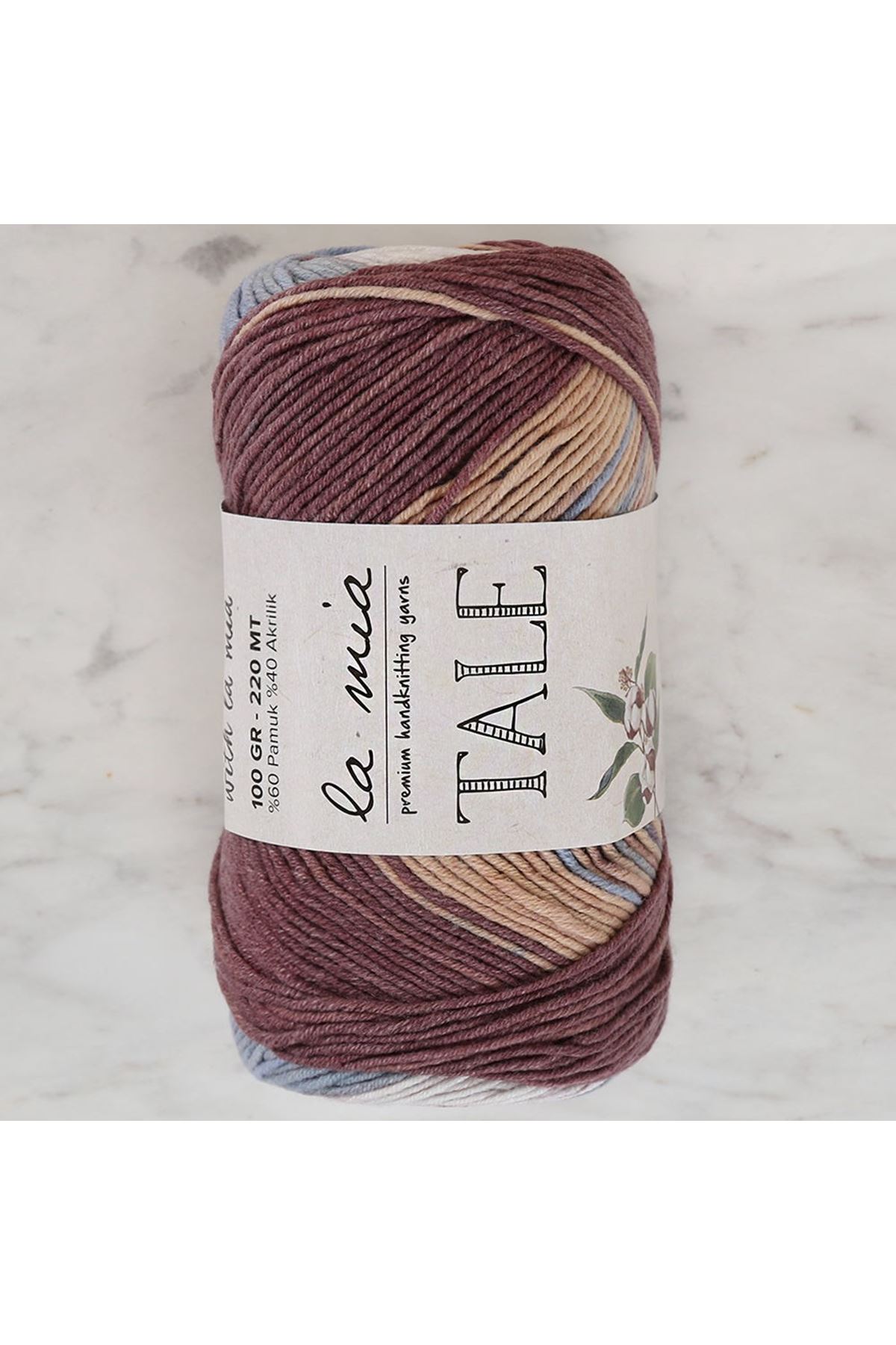 La Mia Tale Ebruli El Örgü İpi - LM146