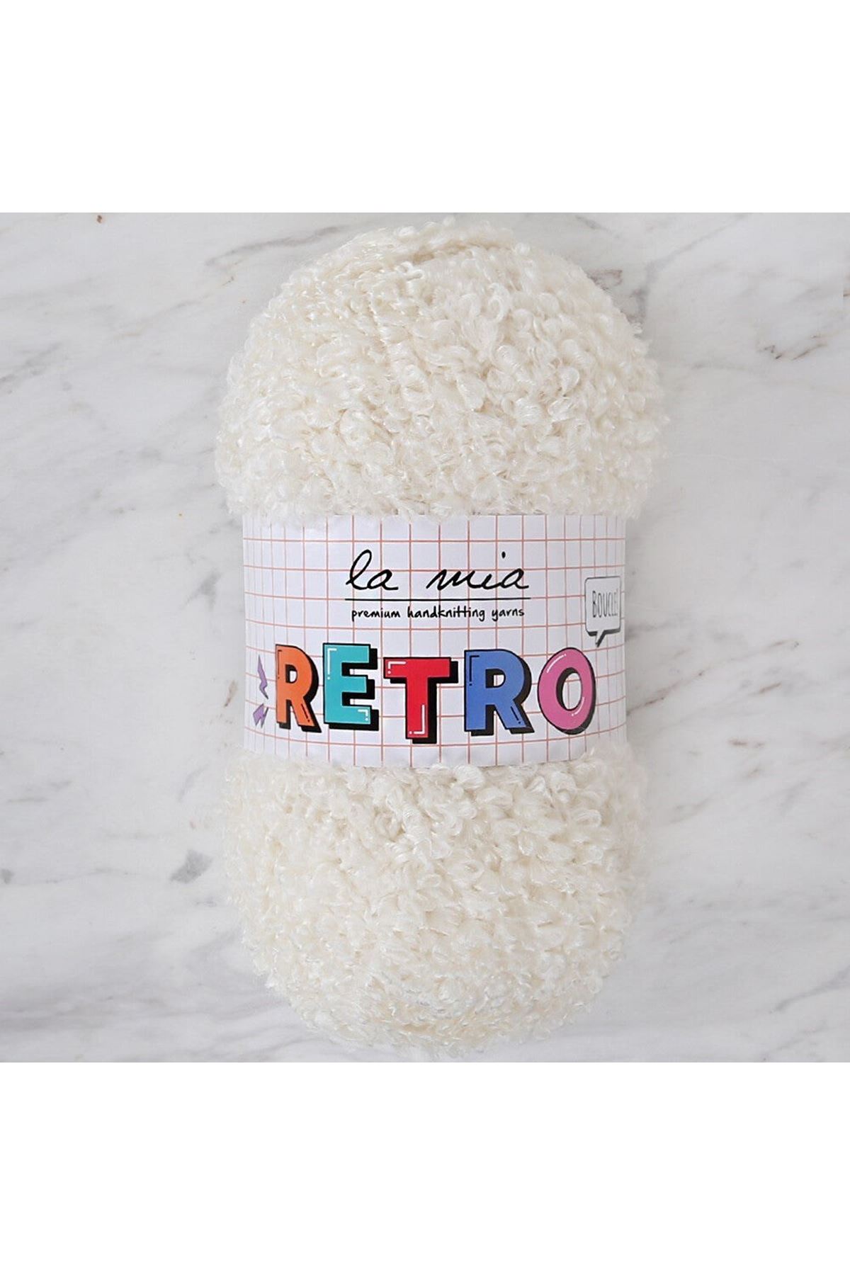 La Mia RETRO Krem El Örgü İpi - LM1011