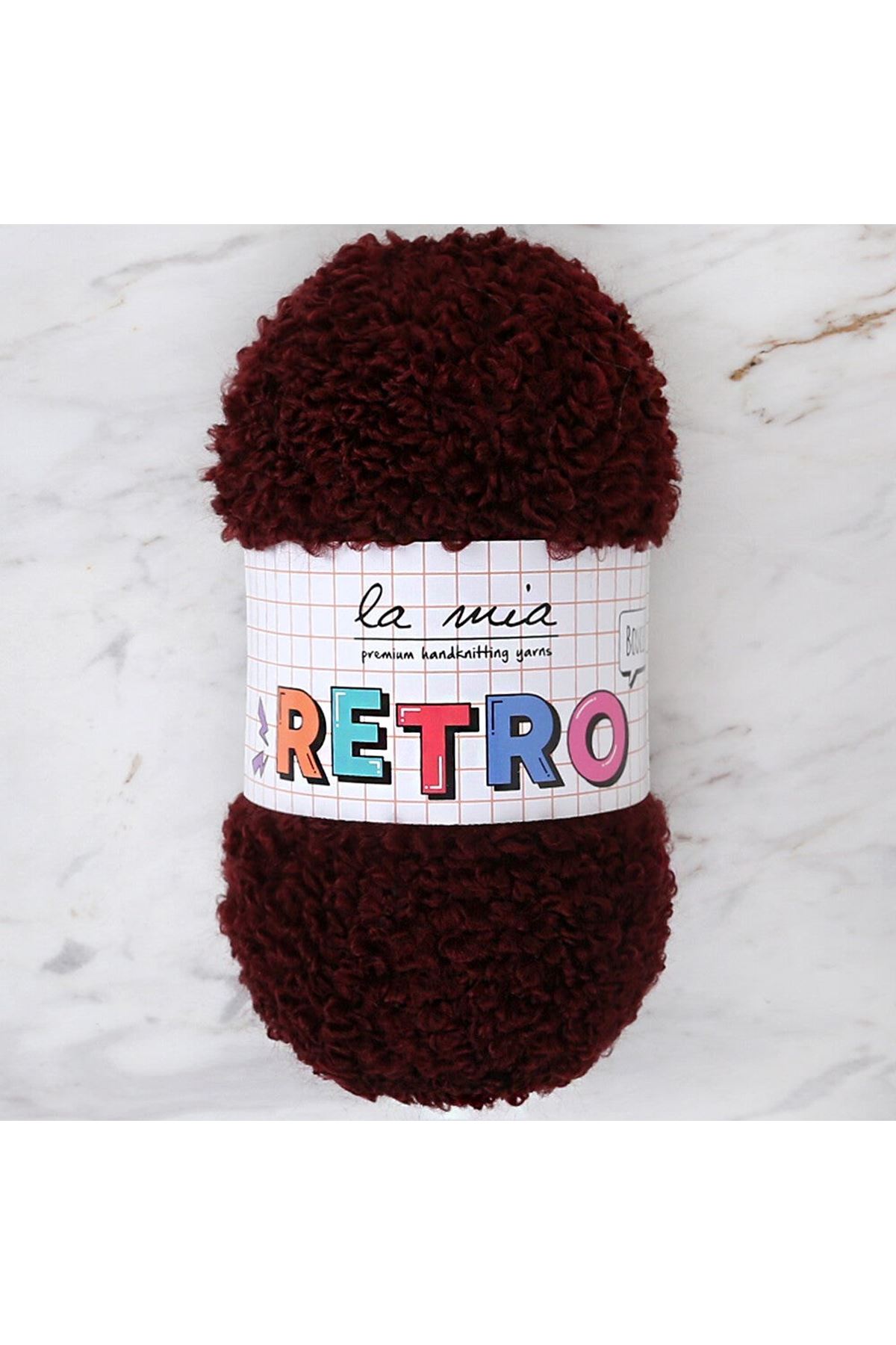 La Mia RETRO Koyu Kahverengi El Örgü İpi - LM3201