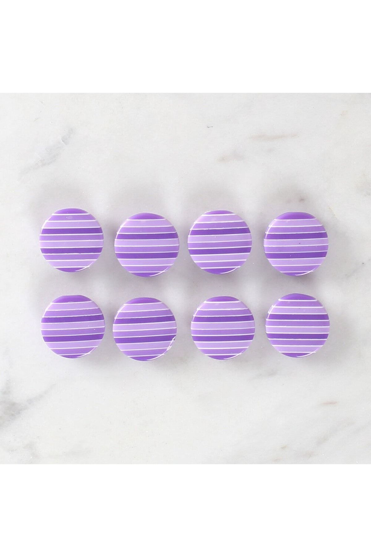 Loren Crafts 8'li Desenli Düğme - 1100