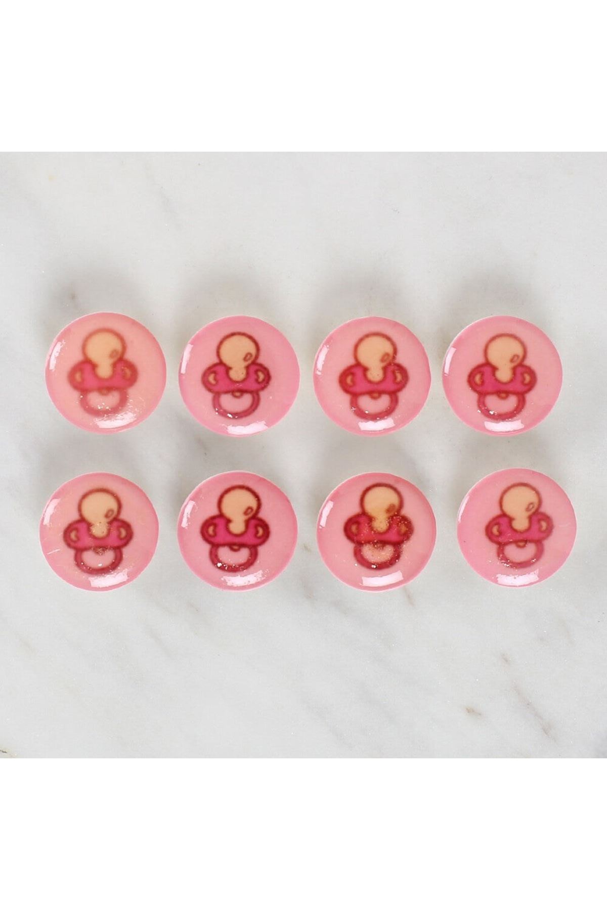 Loren Crafts 8'li Emzik Düğme - 1007