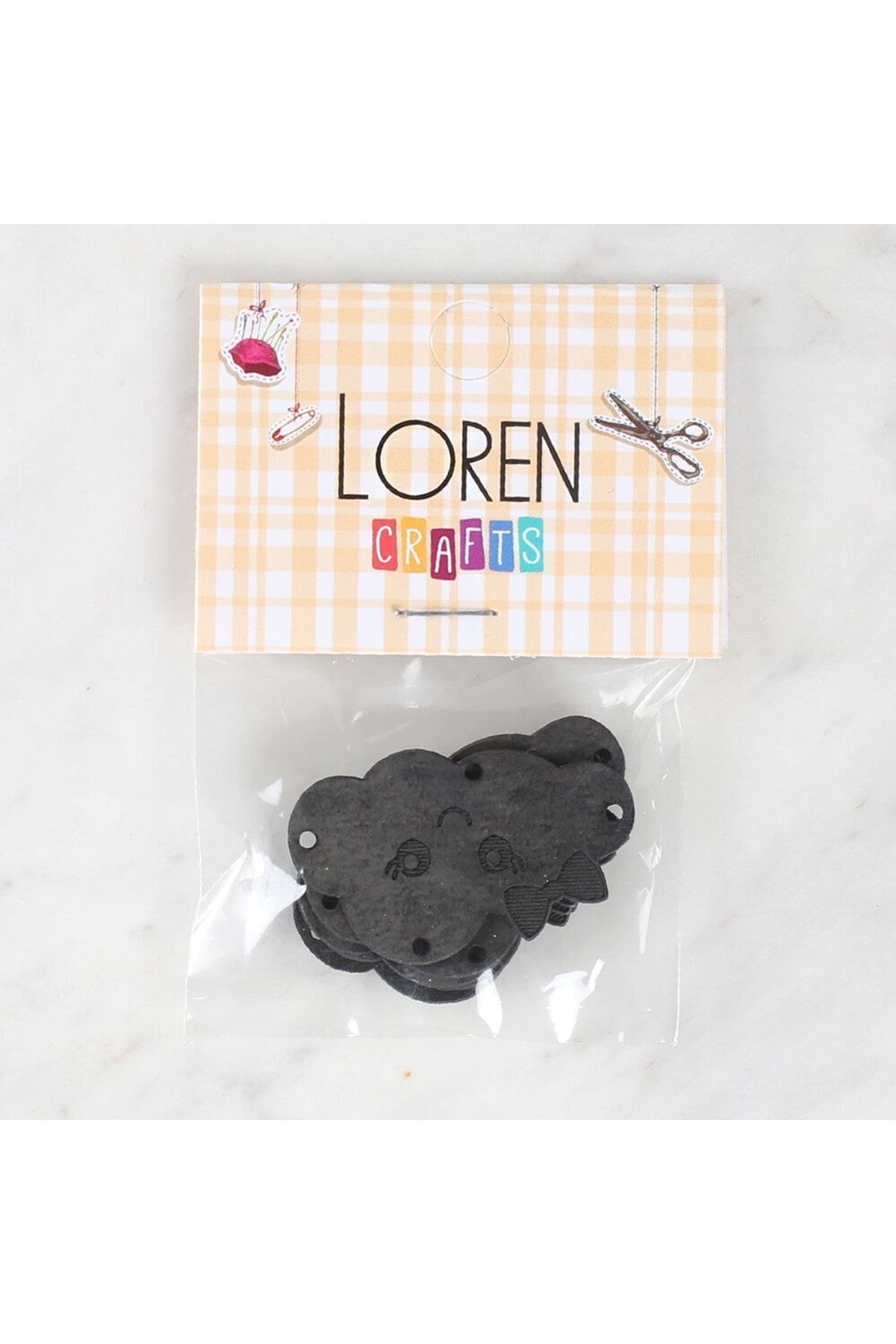 Loren Crafts Figürlü Deri Arma 5 Adet - 1573