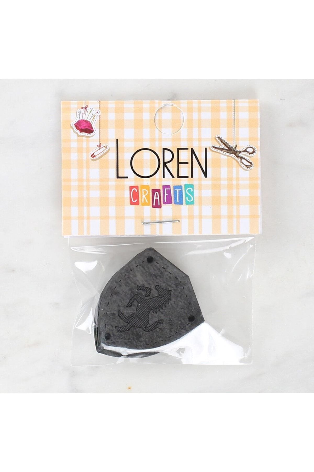 Loren Crafts Figürlü Deri Arma 5 Adet - 1581