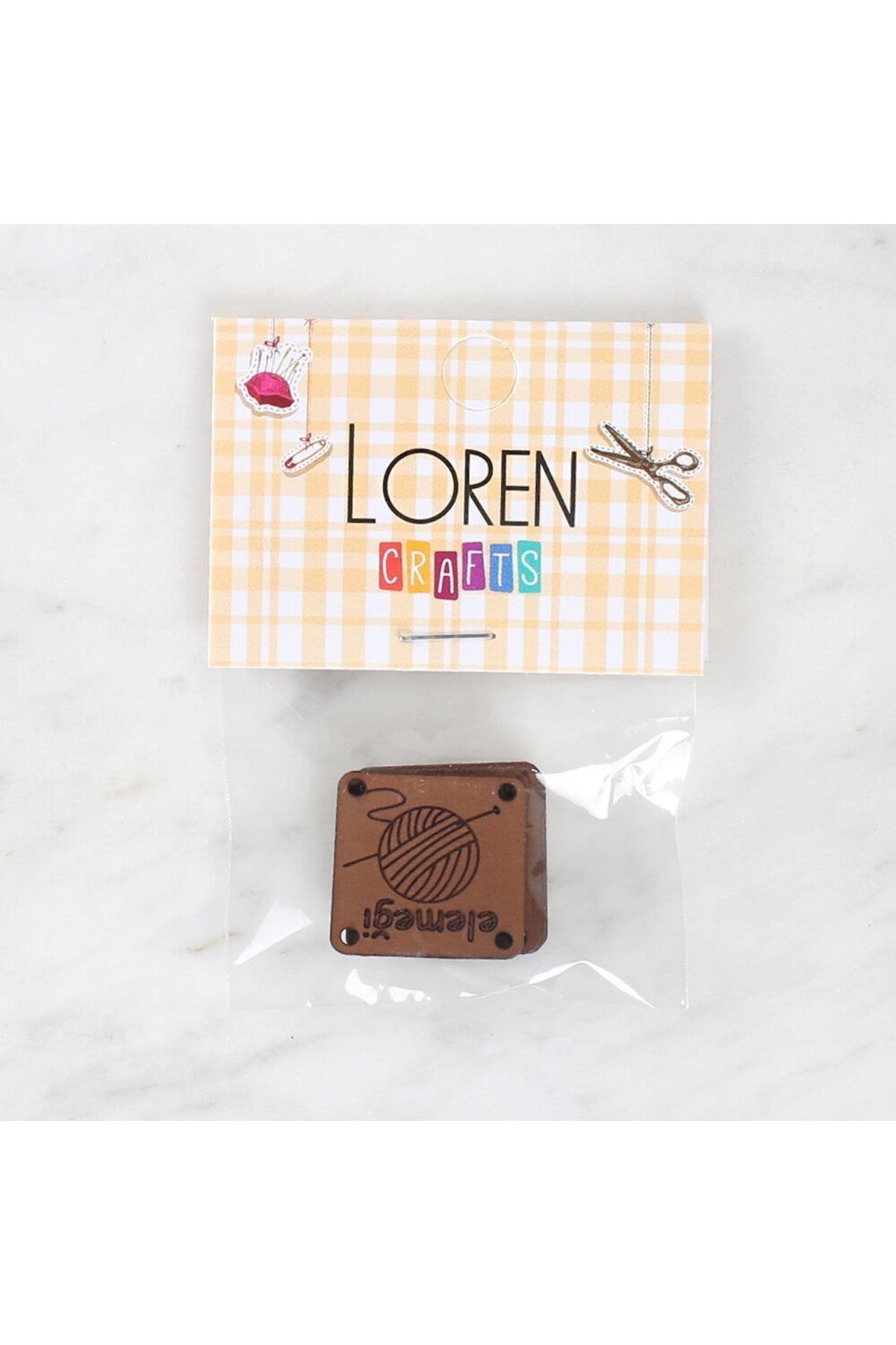 Loren Crafts Elemeği Deri Arma 5 Adet  - 1585