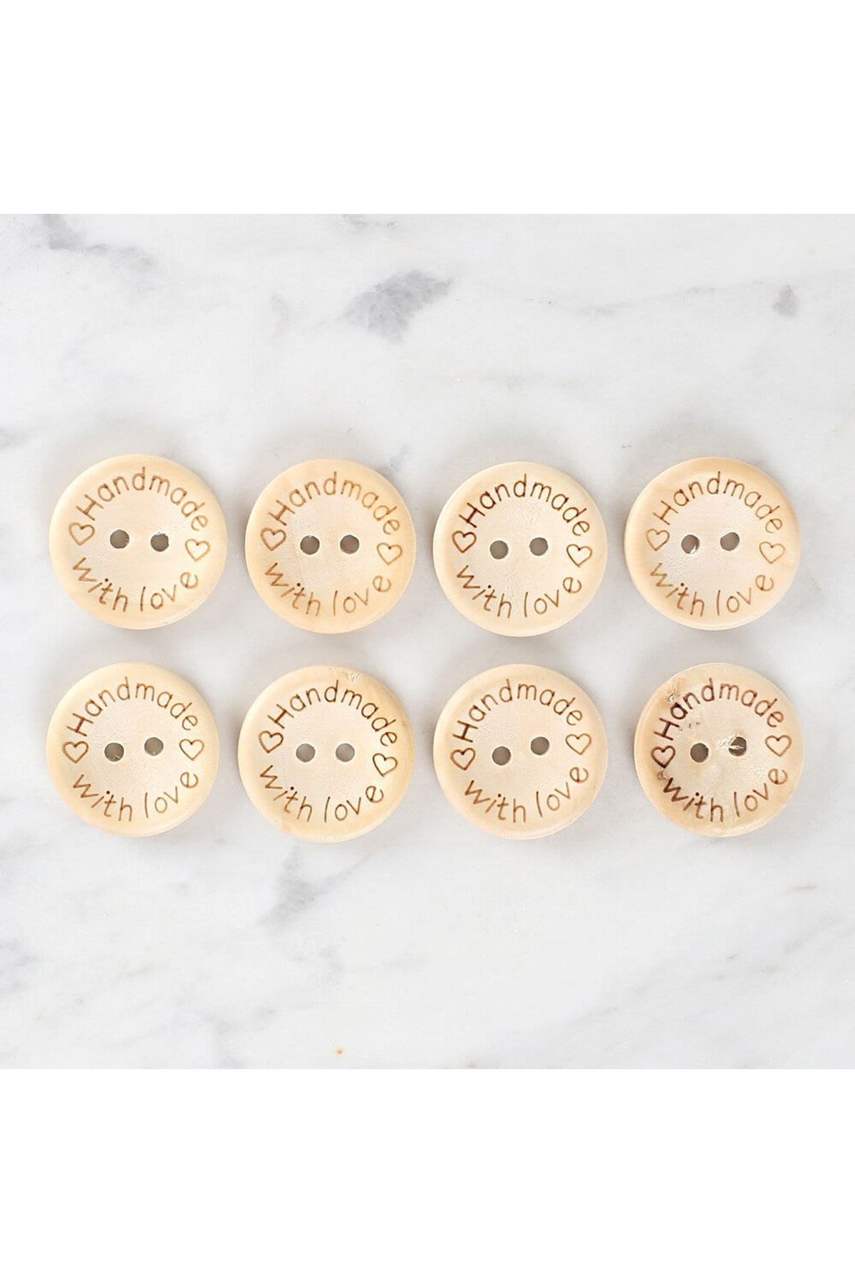 Loren Crafts Handmade 8'li Düğme - 1615