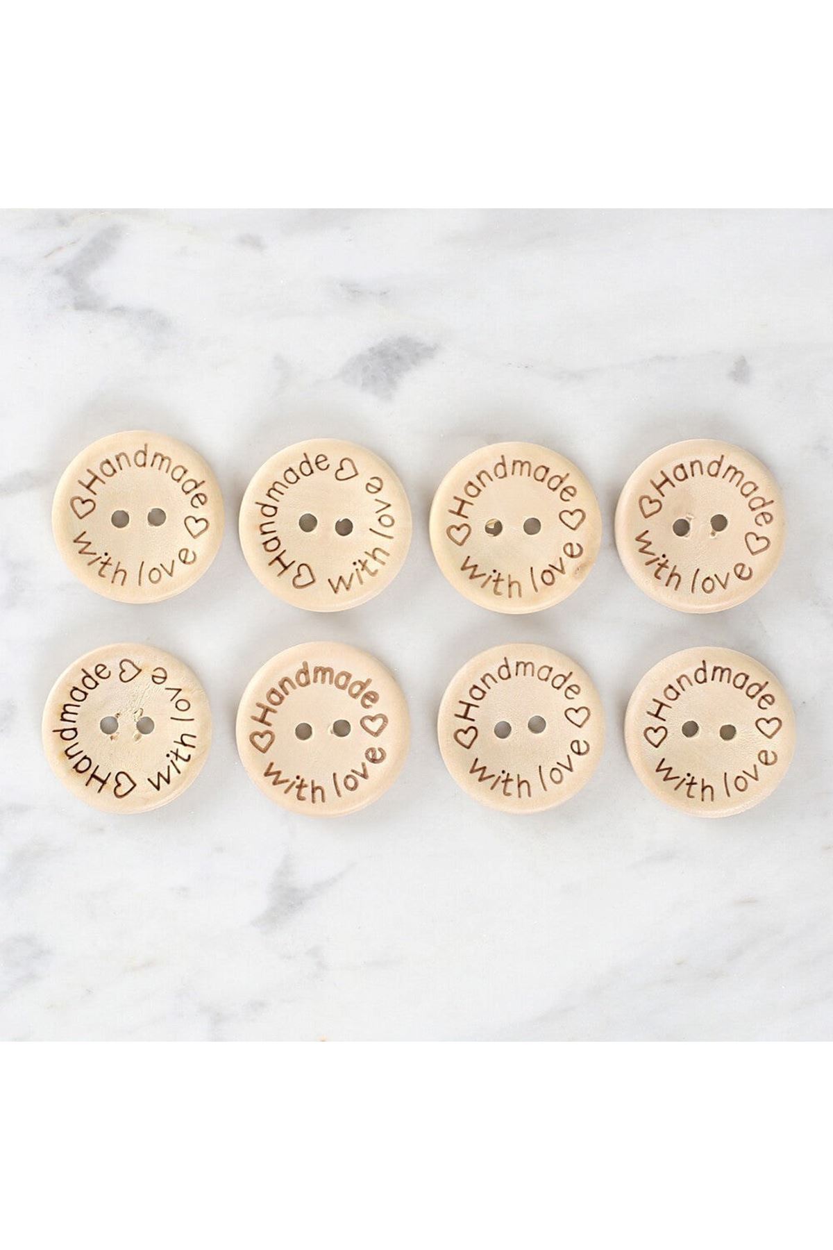 Loren Crafts Handmade 8'li Düğme - 1616