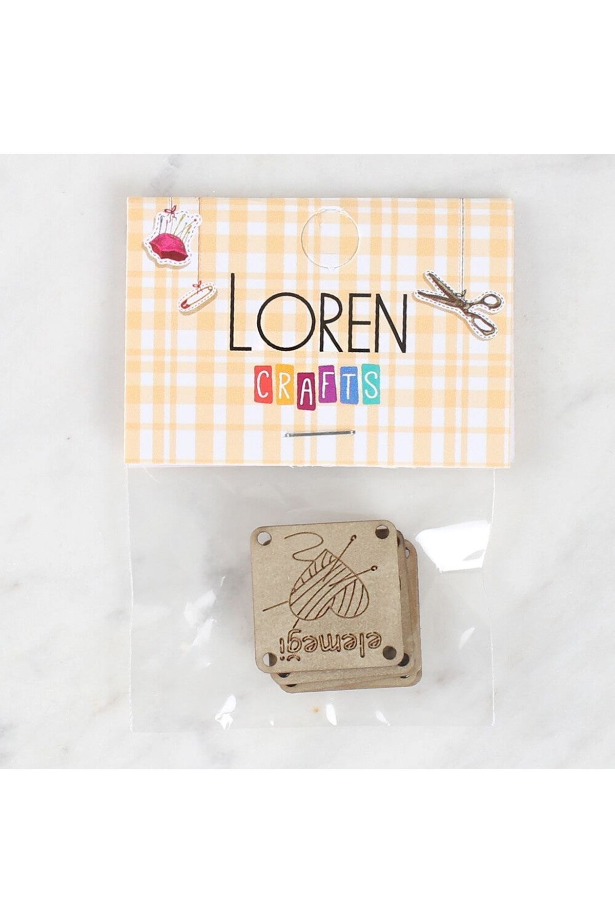 Loren Crafts Elemeği Deri Arma 5 Adet - 1569