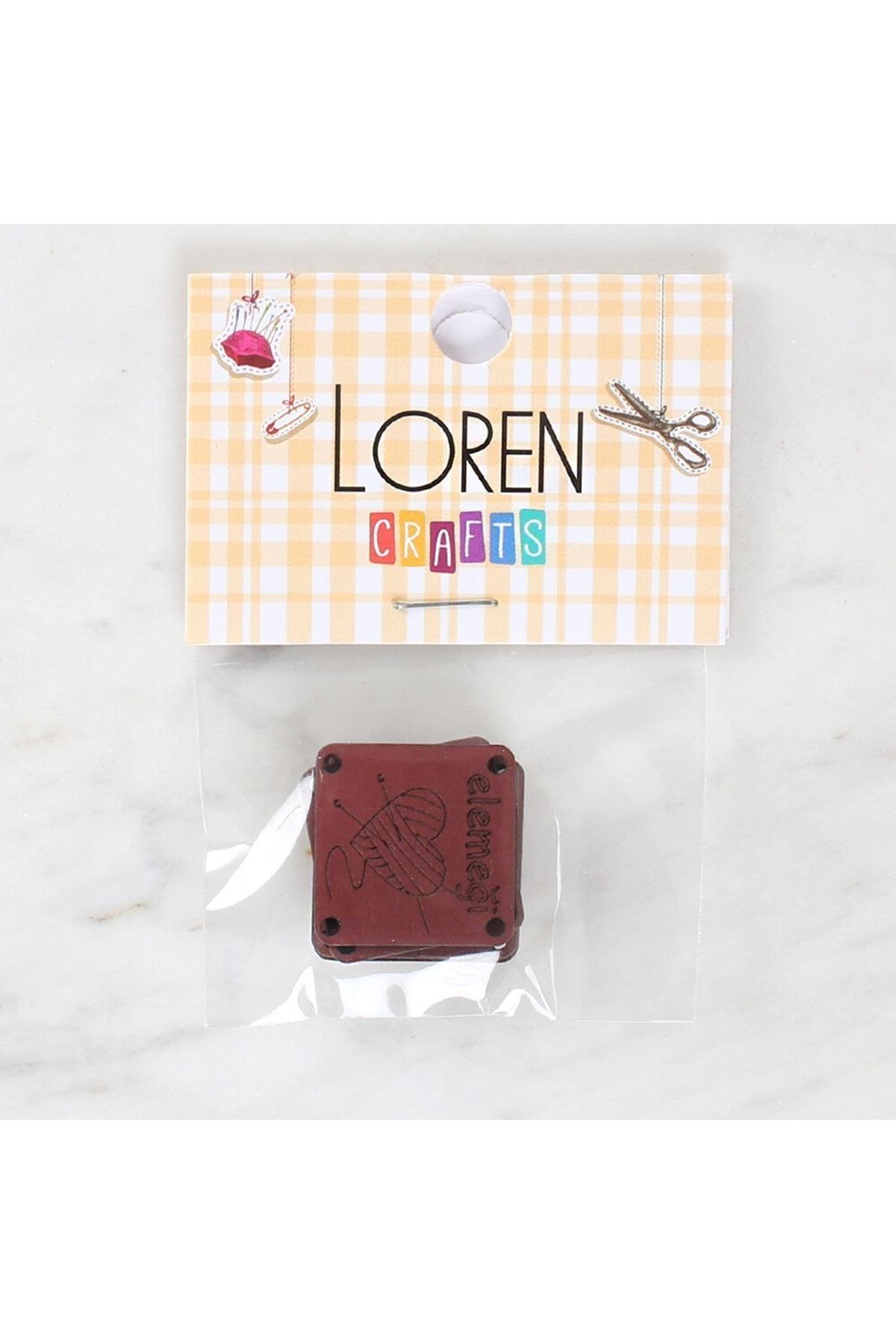 Loren Crafts Elemeği Deri Arma 5 Adet - 1570