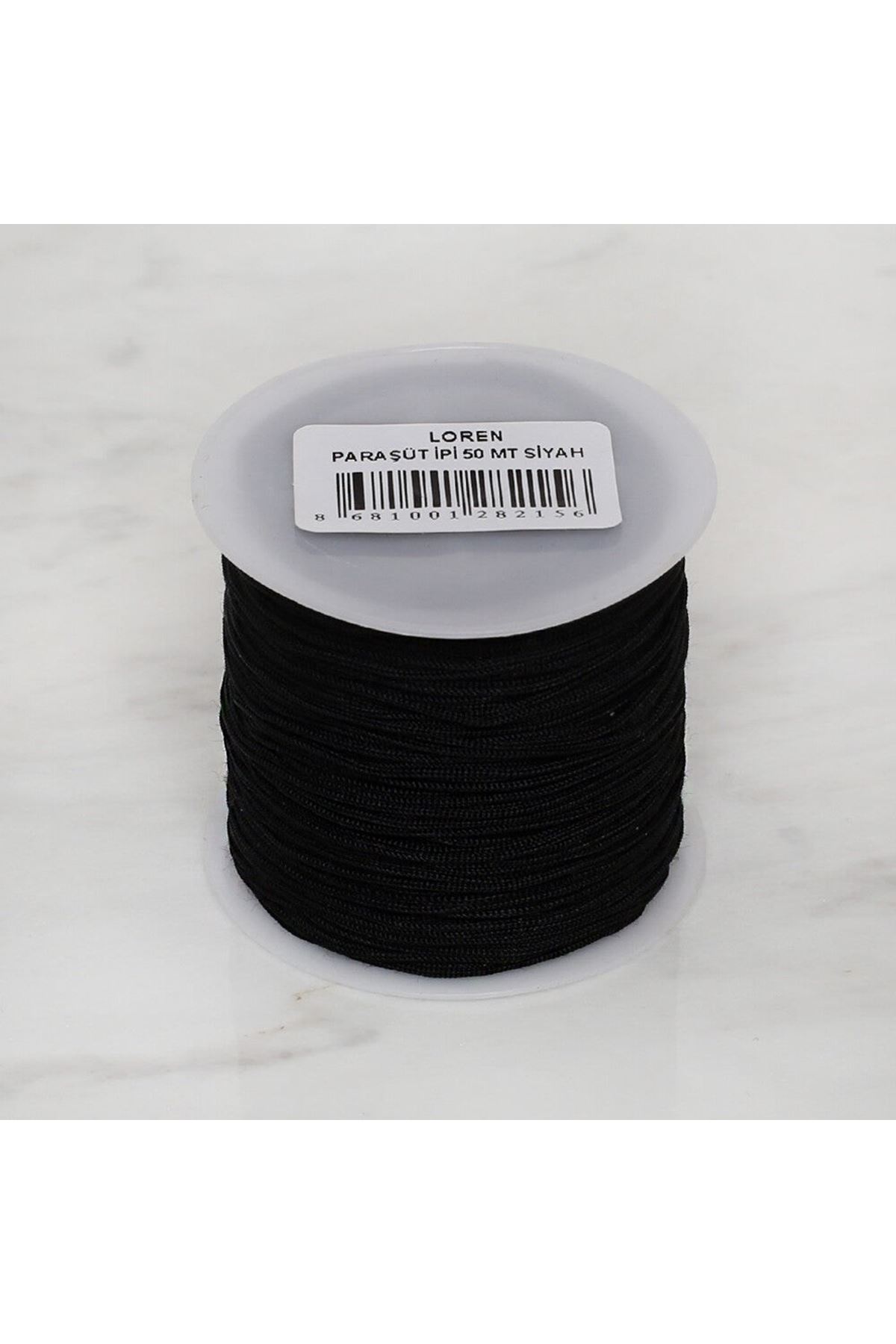 Loren Paraşüt İpi 50 mt Siyah