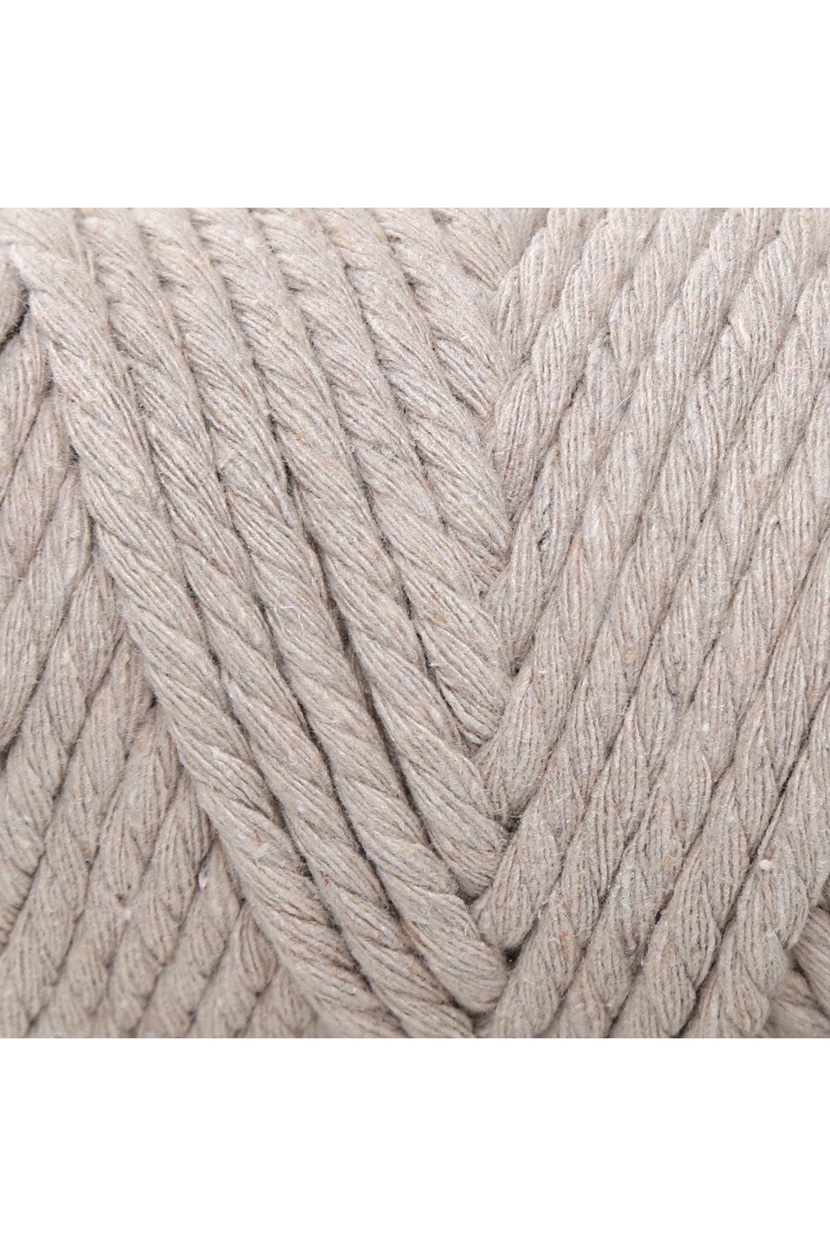 Loren Decor 3 Büküm Makrome İpi Bej - L049