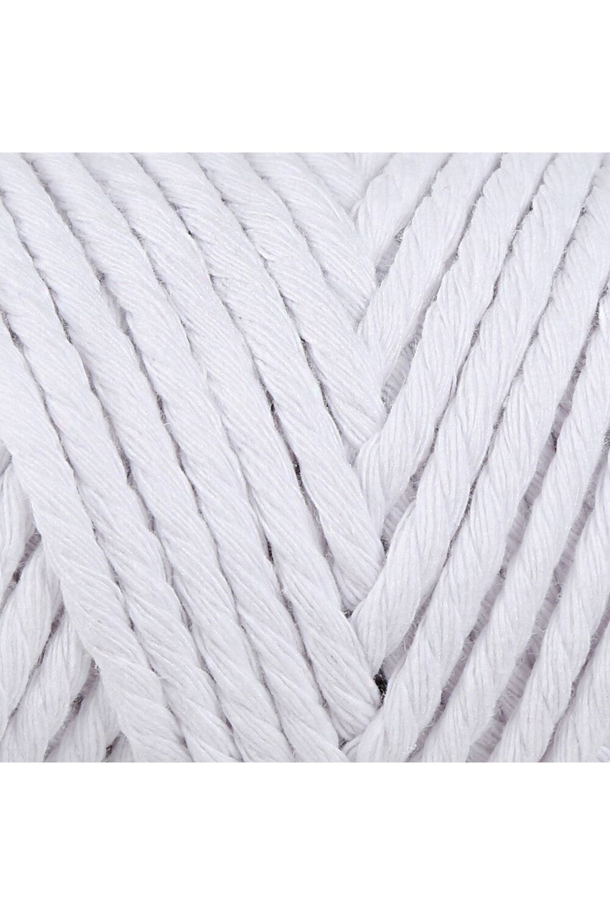 Loren Decor 3 Büküm Makrome İpi Beyaz - L001