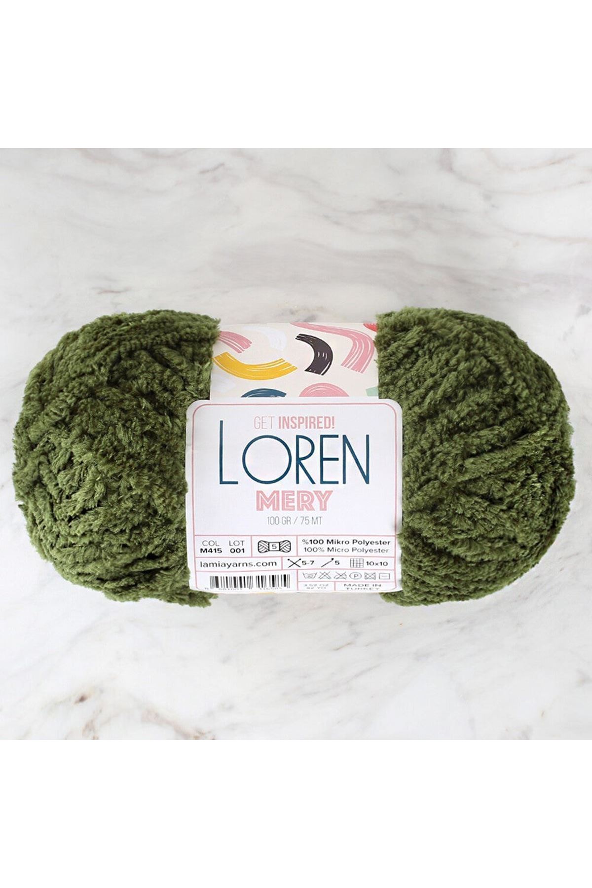 Loren Mery Yeşil El Örgü İpi - M415