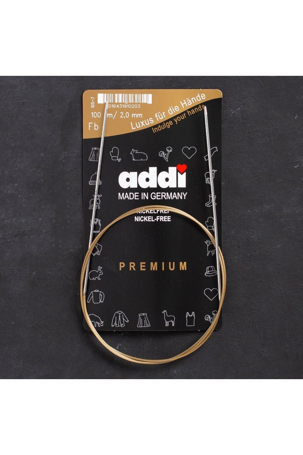 Addi 2mm 100cm Klasik Misinalı Şiş- 105-7