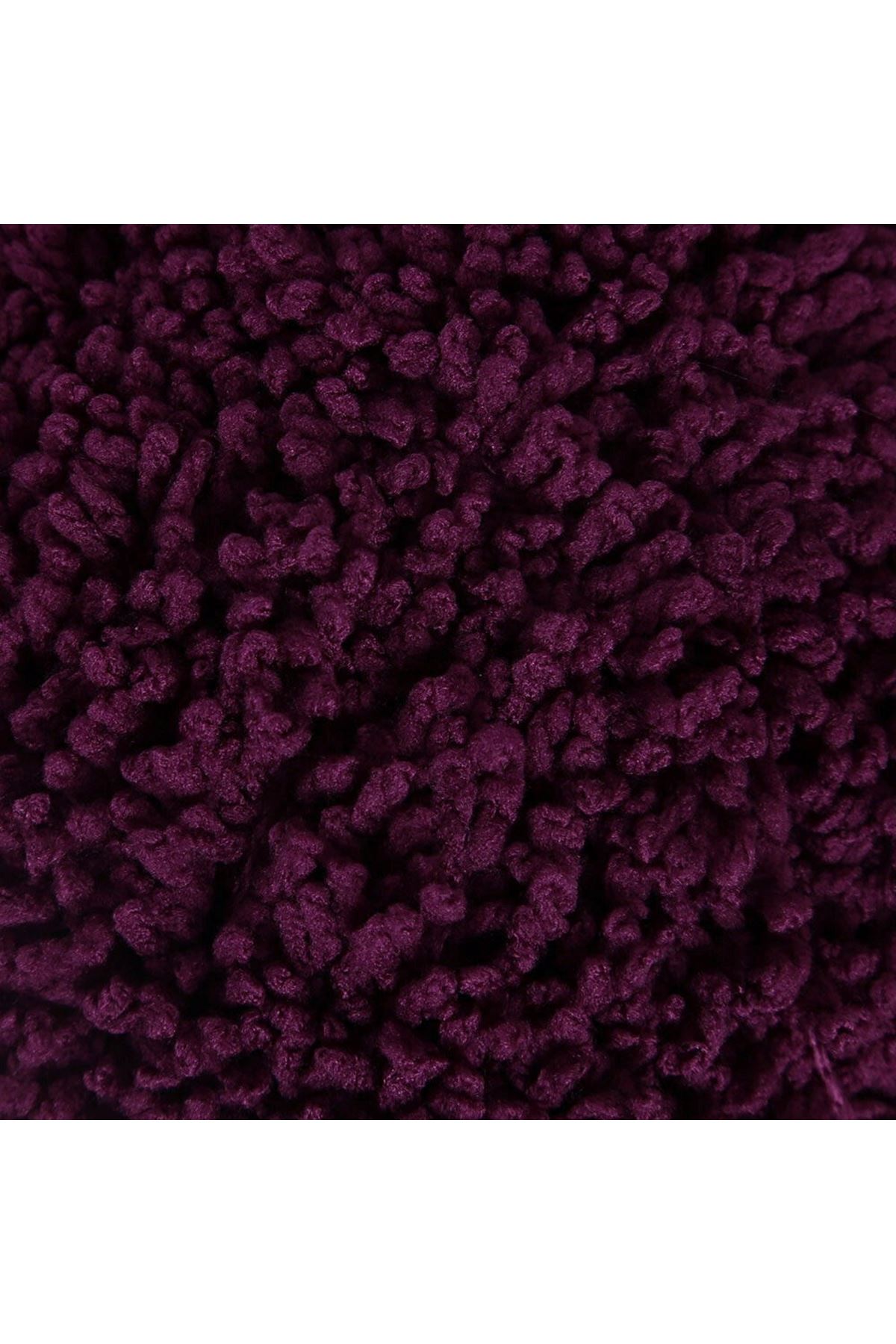 Loren Lamb Patlıcan Moru El Örgü İpi - R015