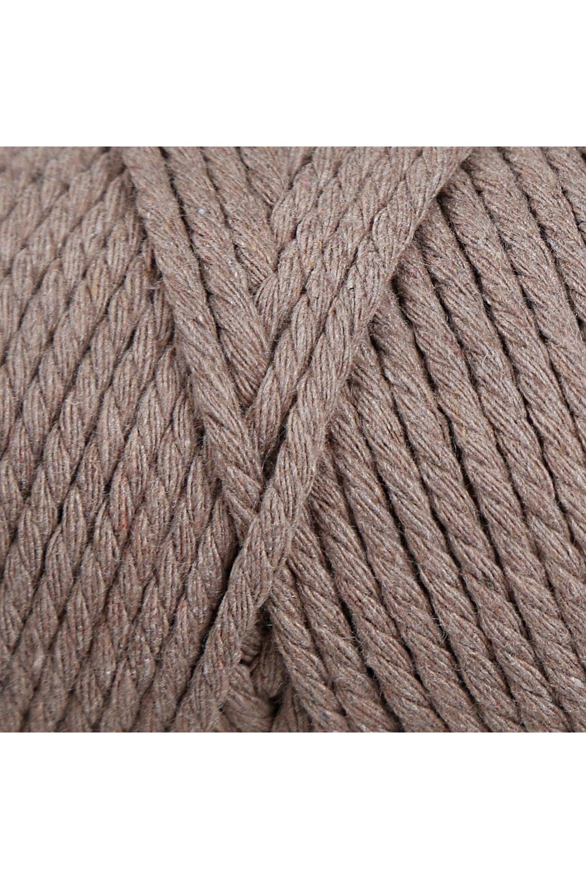 Loren Decor Slim 3 Büküm Makrome İpi Vizon  - L143