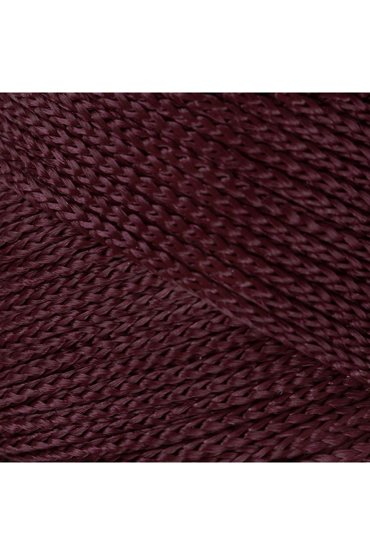 Loren Macrame Koyu Bordo El Örgü İpi - RM115