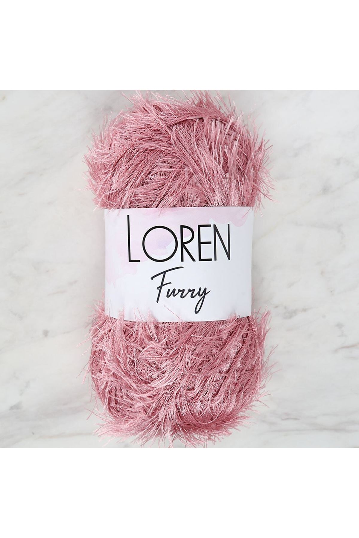 Loren Furry Gül Kurusu El Örgü İpi - RF028