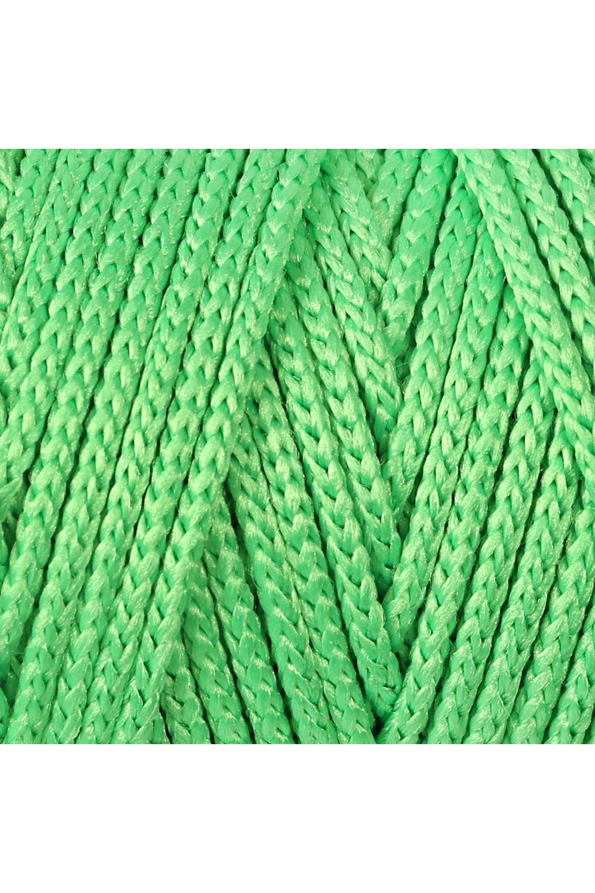 Loren Macrame Neon Yeşil El Örgü İpi - L115