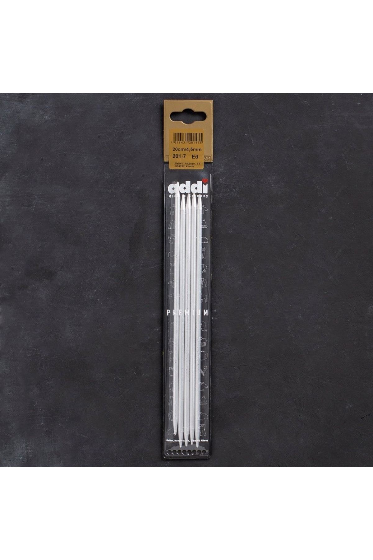 Addi 4,5mm 20cm 5 li Çorap Şişi - 201-7