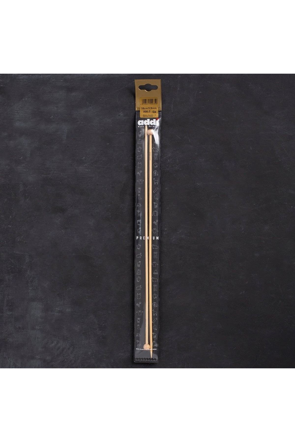 Addi Bambus 3,5mm 35cm Bambu Örgü Şişi - 500-7