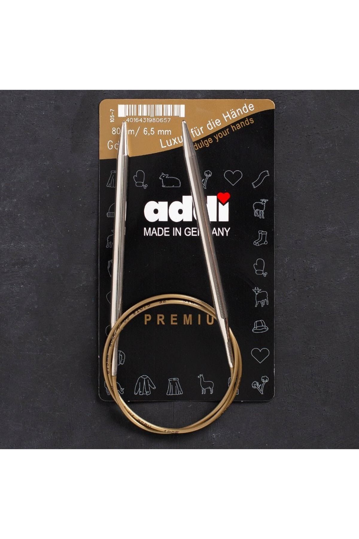 Addi 6,5mm 80cm Klasik Misinalı Şiş- 105-7